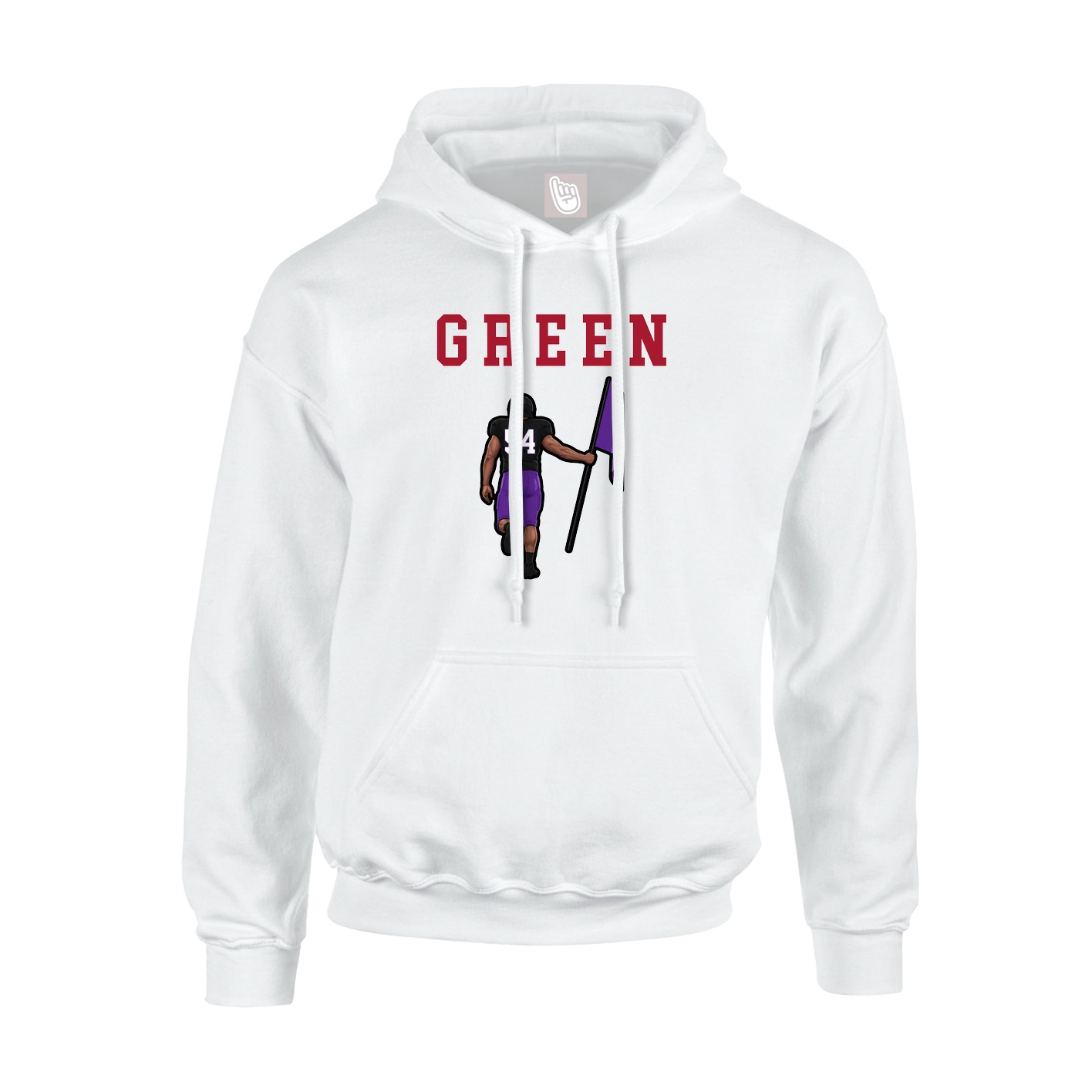Hoodie — Shirsey in White