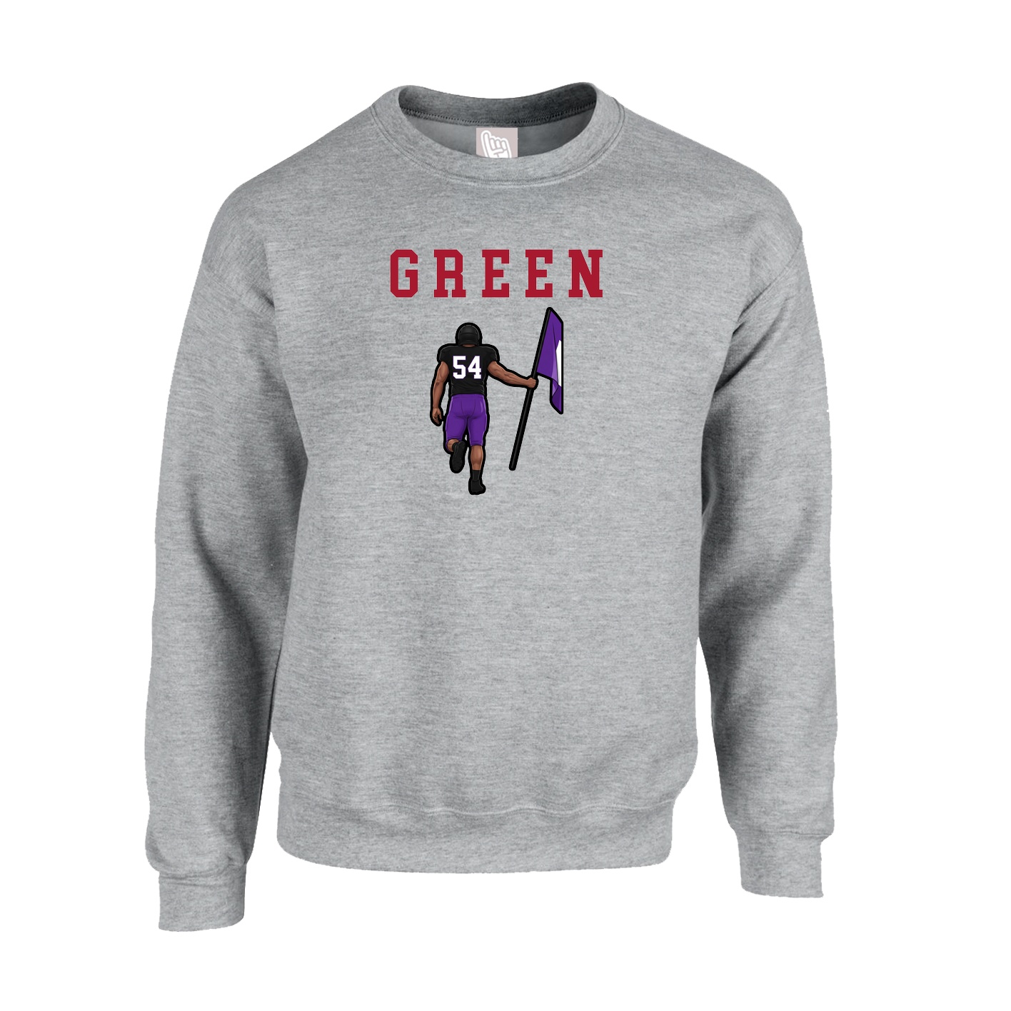 Fleece Crew — Shirsey in Grey