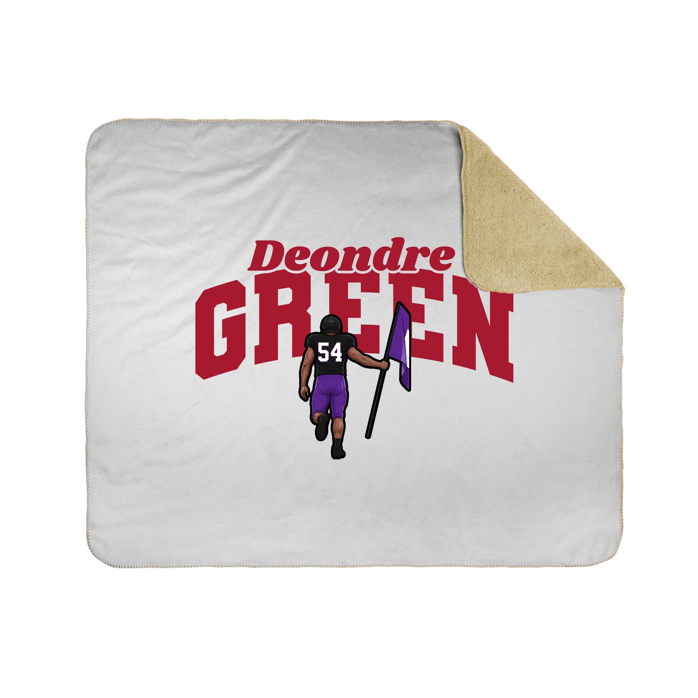 Throw Blanket — Signature Arch in White