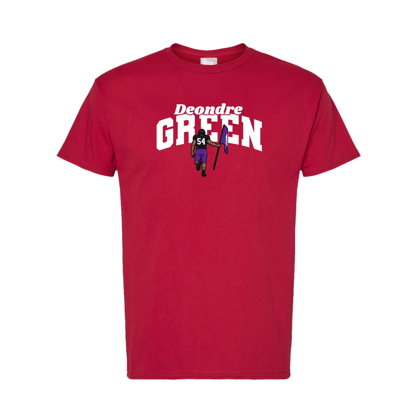 Tee — Signature Arch in Crimson