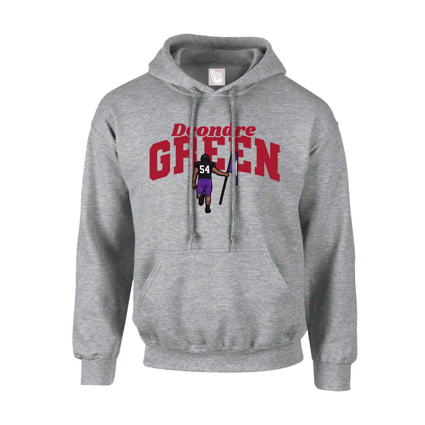 Hoodie — Signature Arch in Grey
