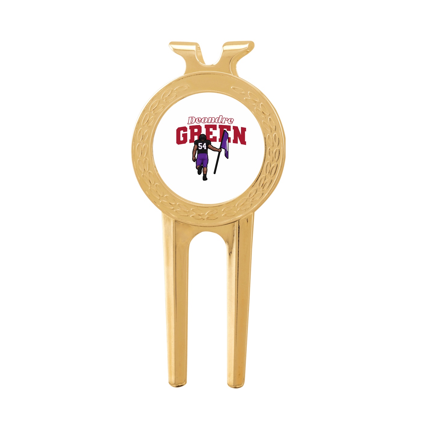 Divot Tool with Ball Marker — Name Arch in Classic