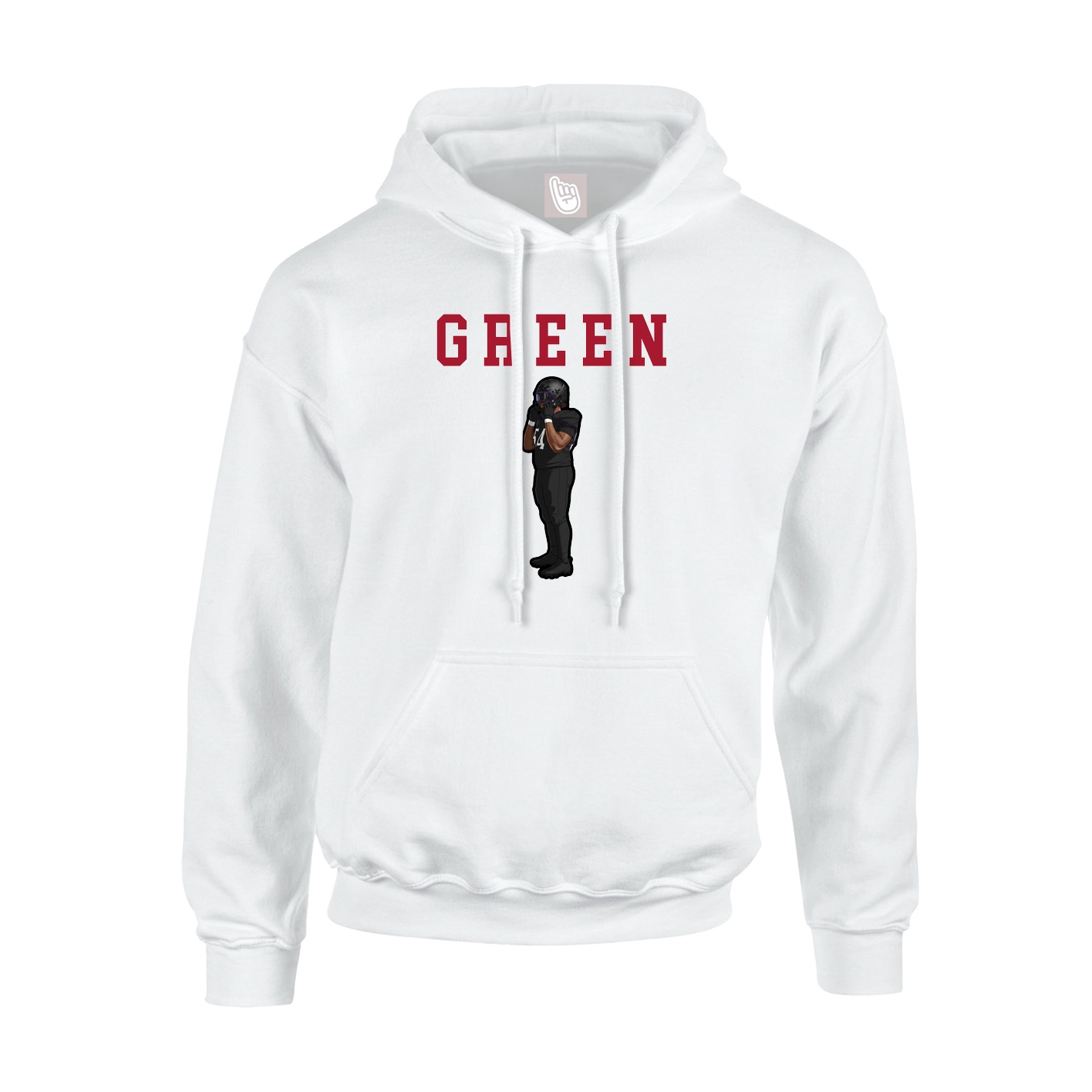 Youth Hoodie — Shirsey in White