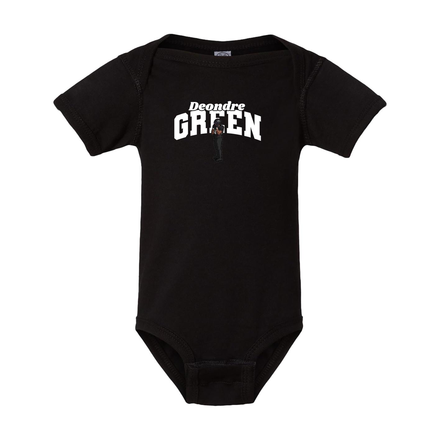 Baby Onesie — Signature Arch in Black