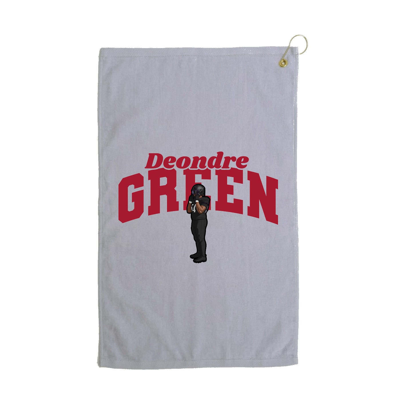 Golf Towel — Signature Arch in Grey