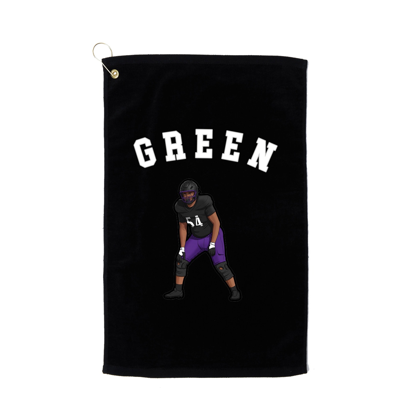 Golf Towel — Shirsey Arch in Black