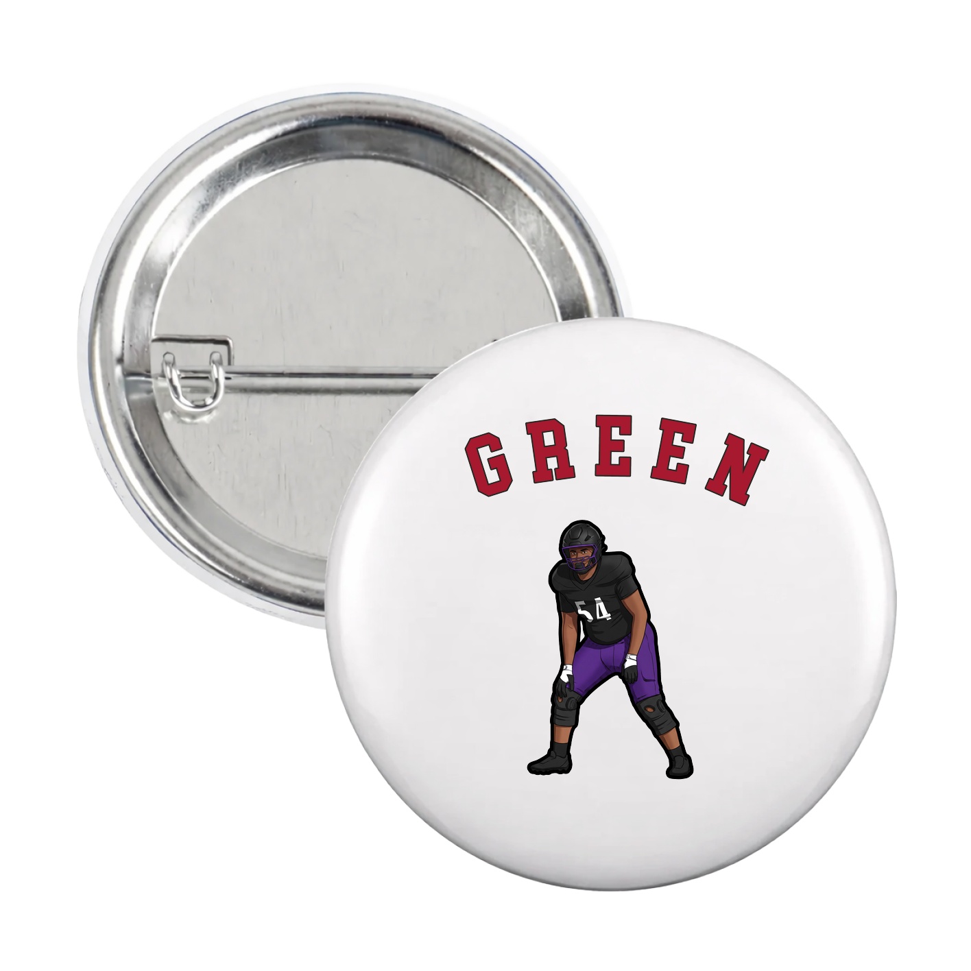 Game Day Button — Shirsey Arch in White