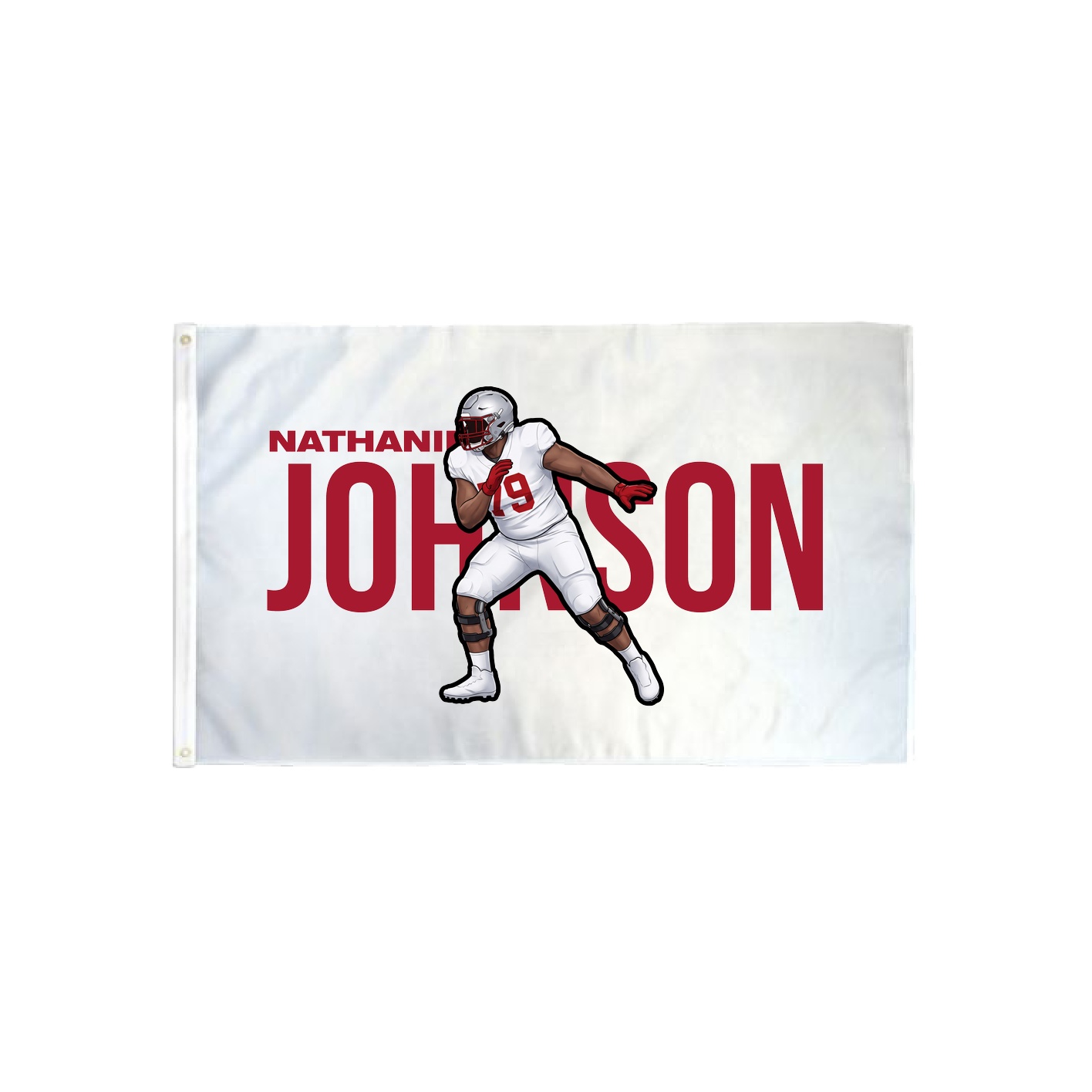 3x5 Flag — Player Name in Classic