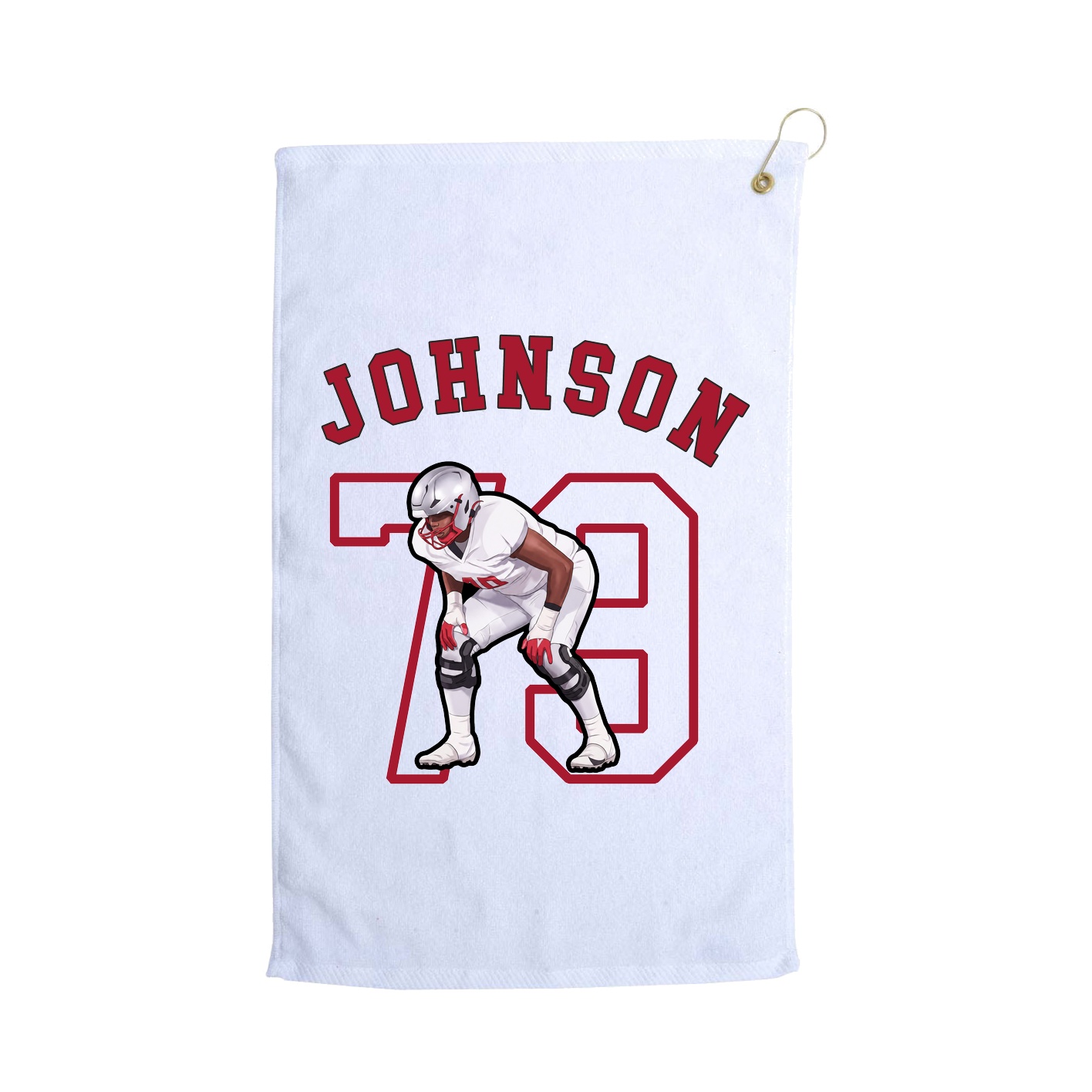 Golf Towel — Shirsey Arch in White