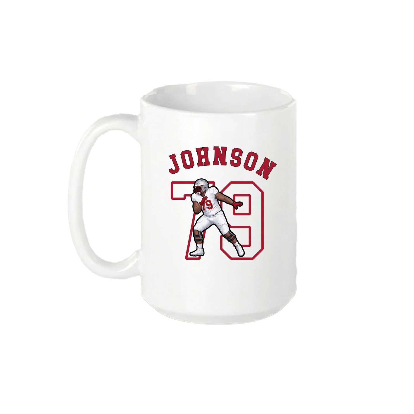15oz Coffee Mug — Shirsey Arch in White