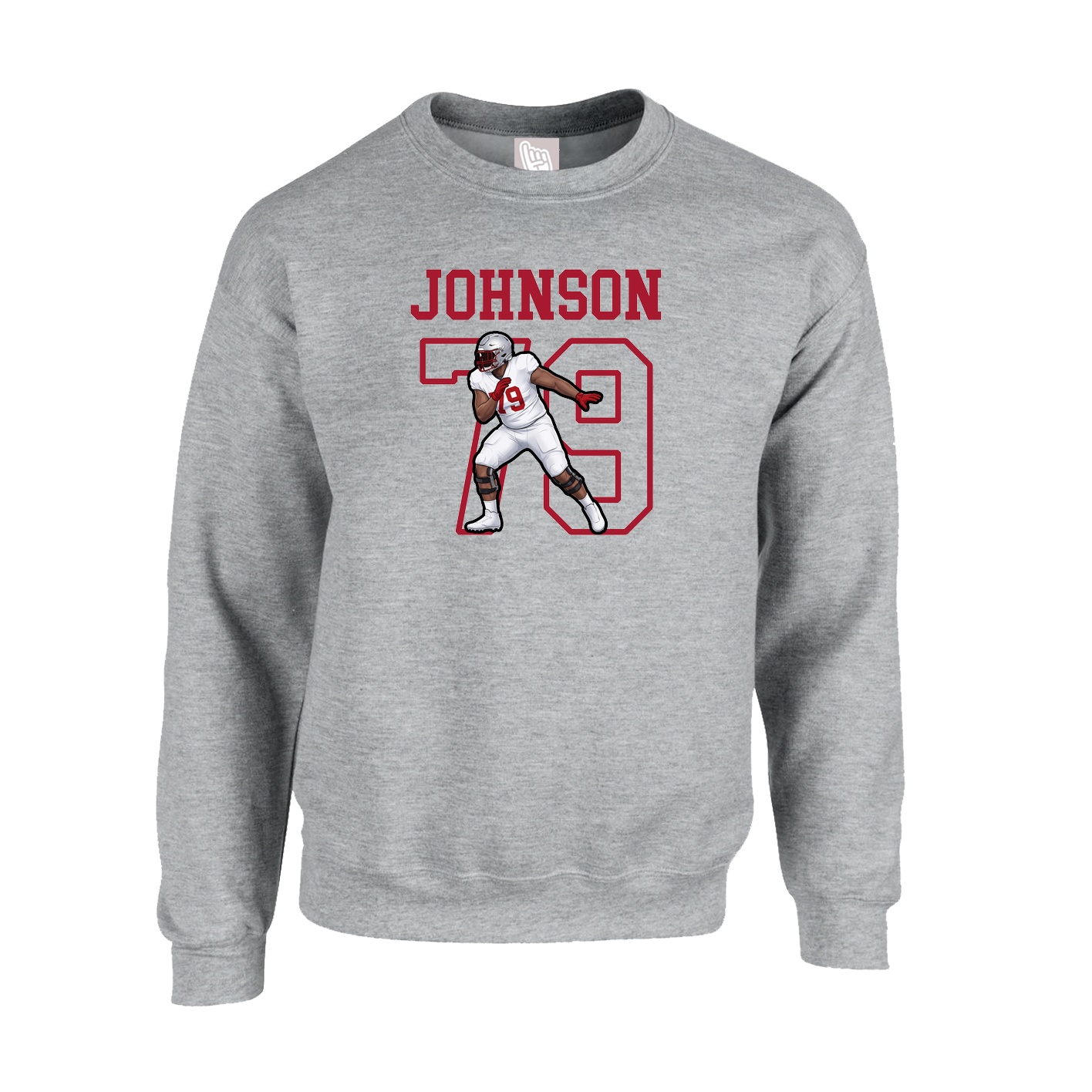 Fleece Crew — Shirsey in Grey
