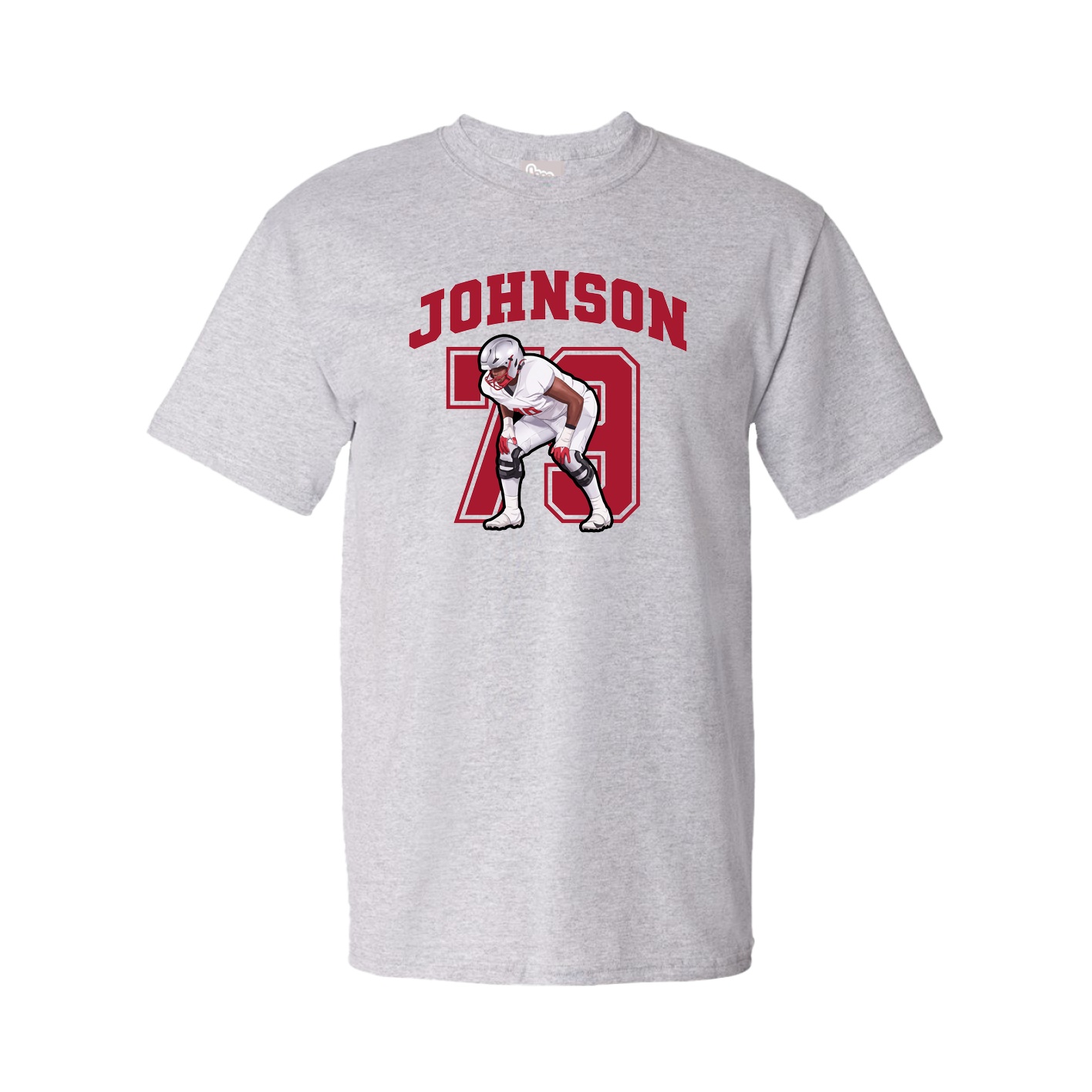 Tee — Number in Grey