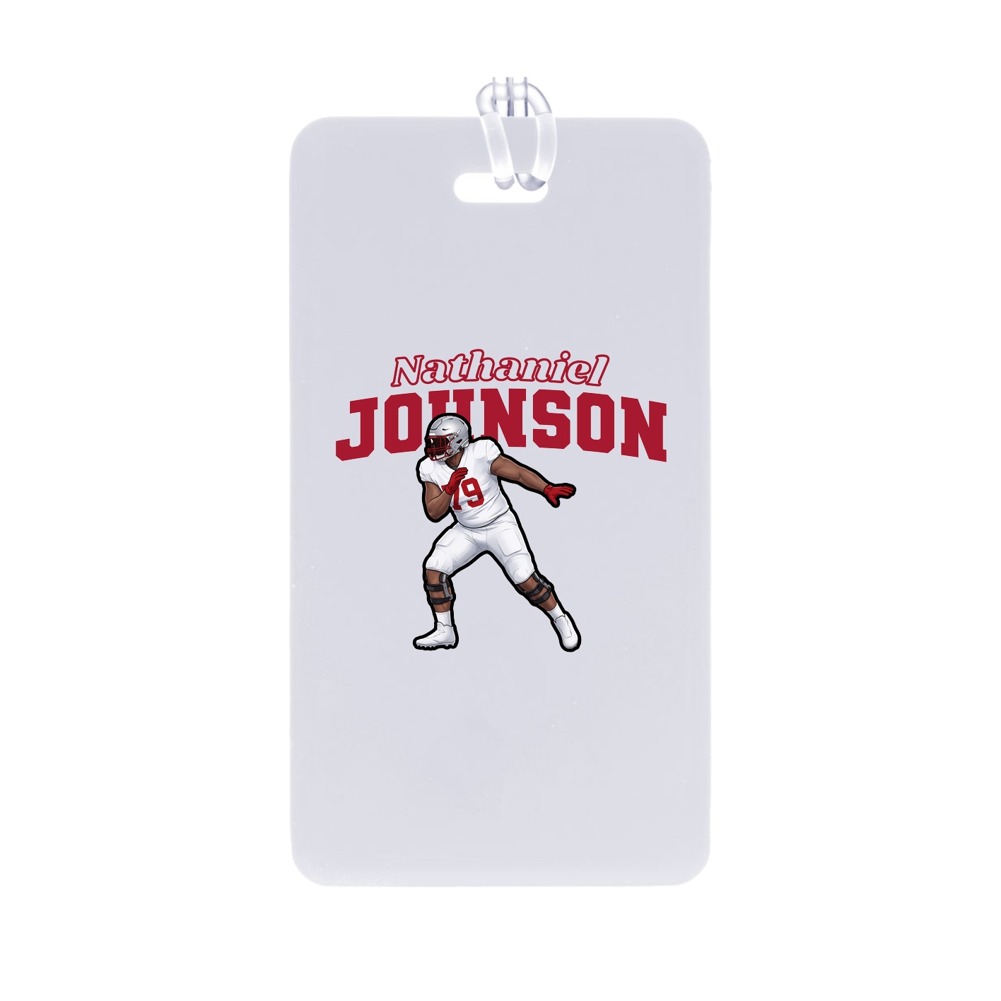 Bag Tag — Name Arch in Classic