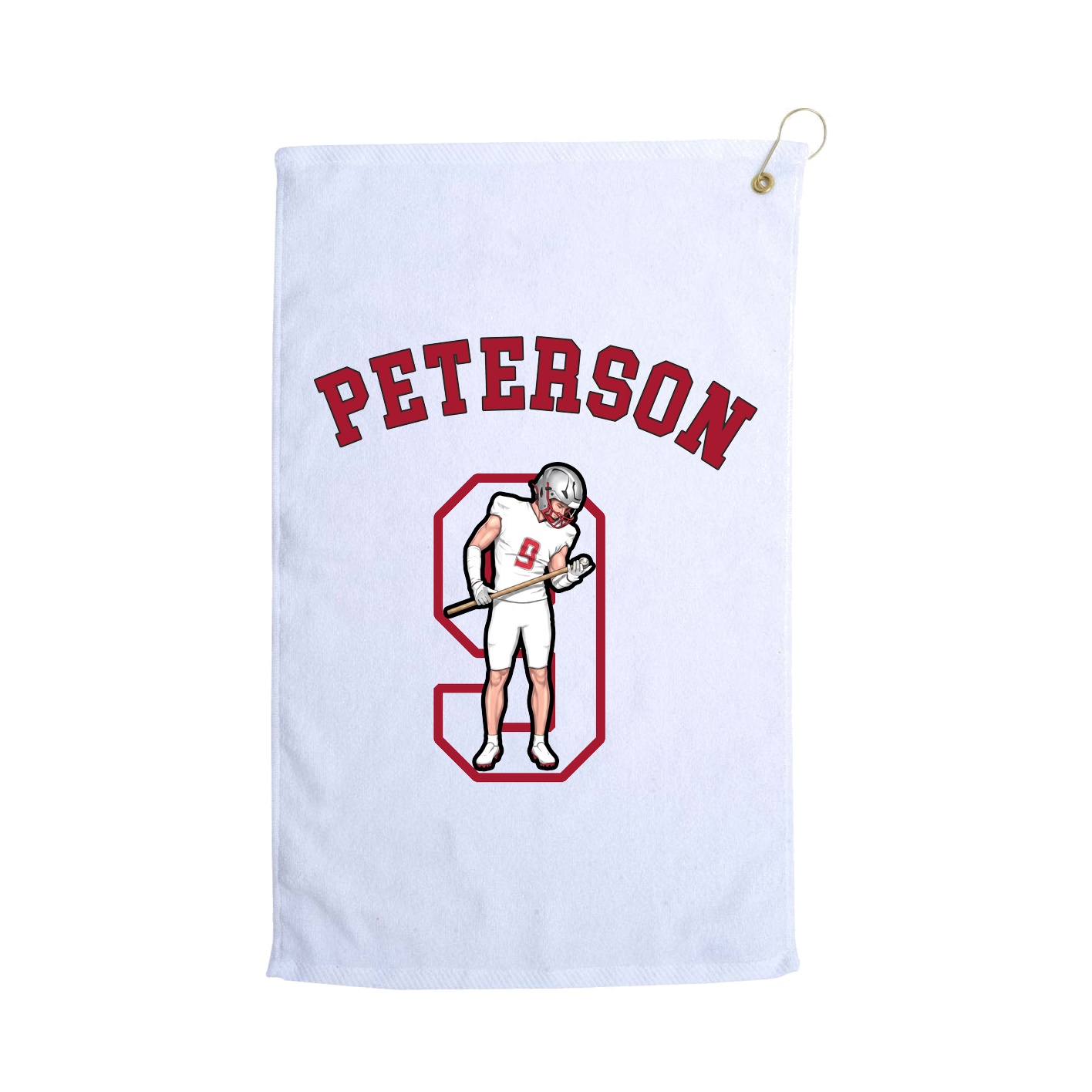 Golf Towel — Shirsey Arch in White