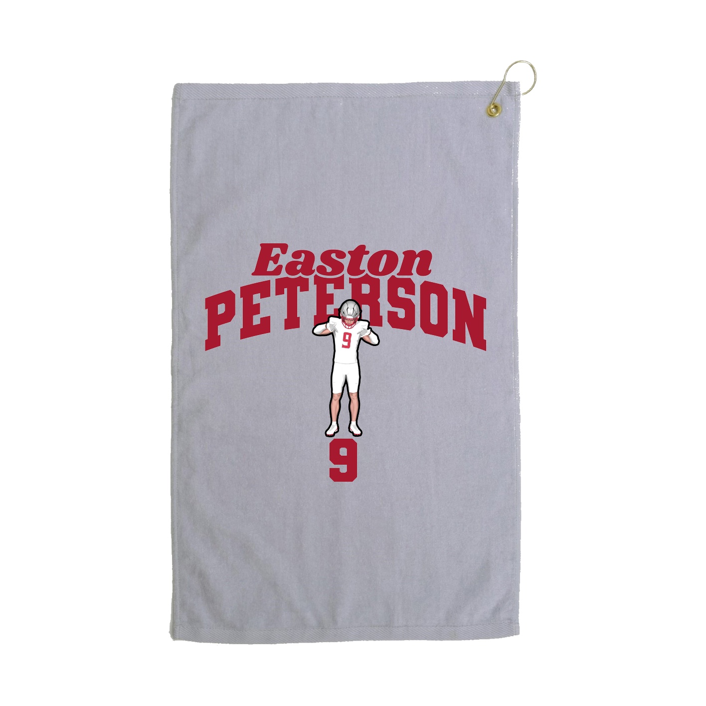 Golf Towel — Signature Arch in Grey
