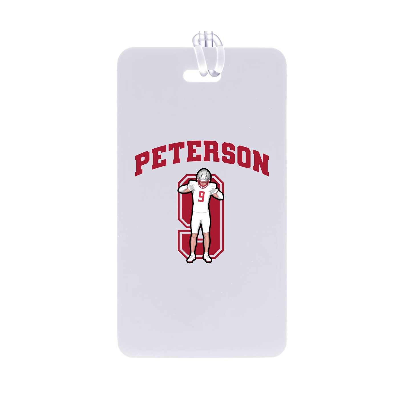 Bag Tag — Number in Classic