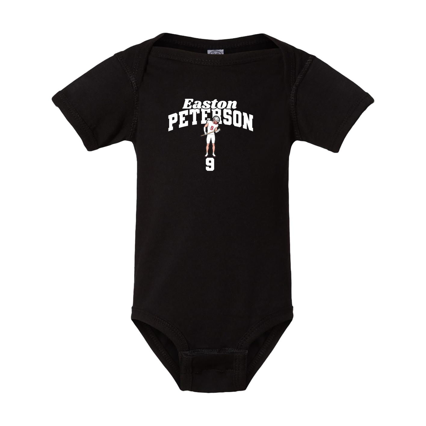 Baby Onesie — Signature Arch in Black