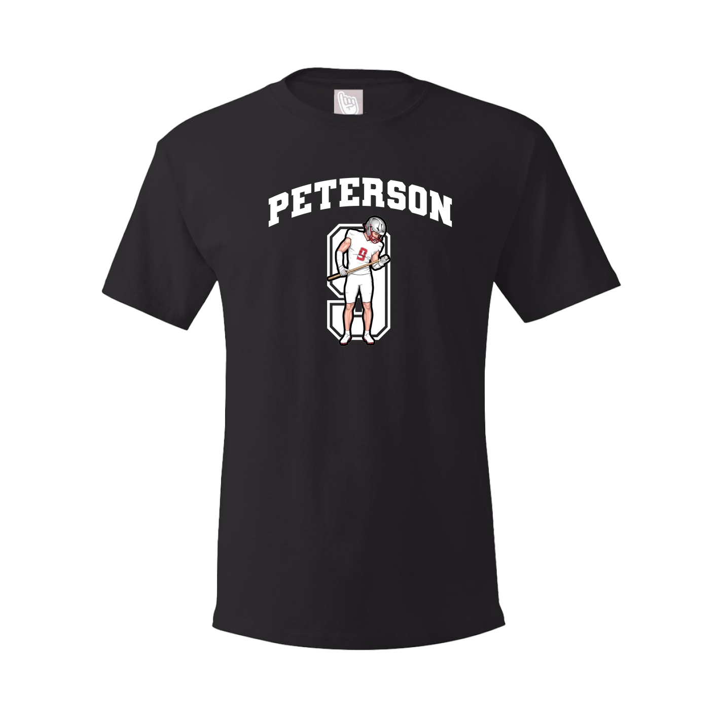 Youth Tee — Number in Black
