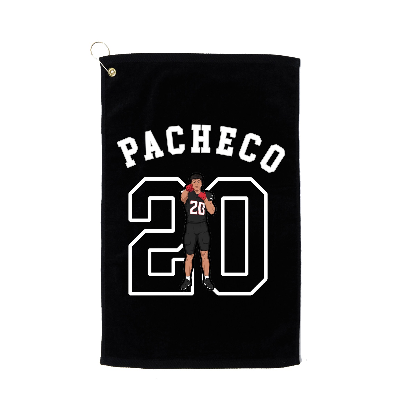 Golf Towel — Shirsey Arch in Black