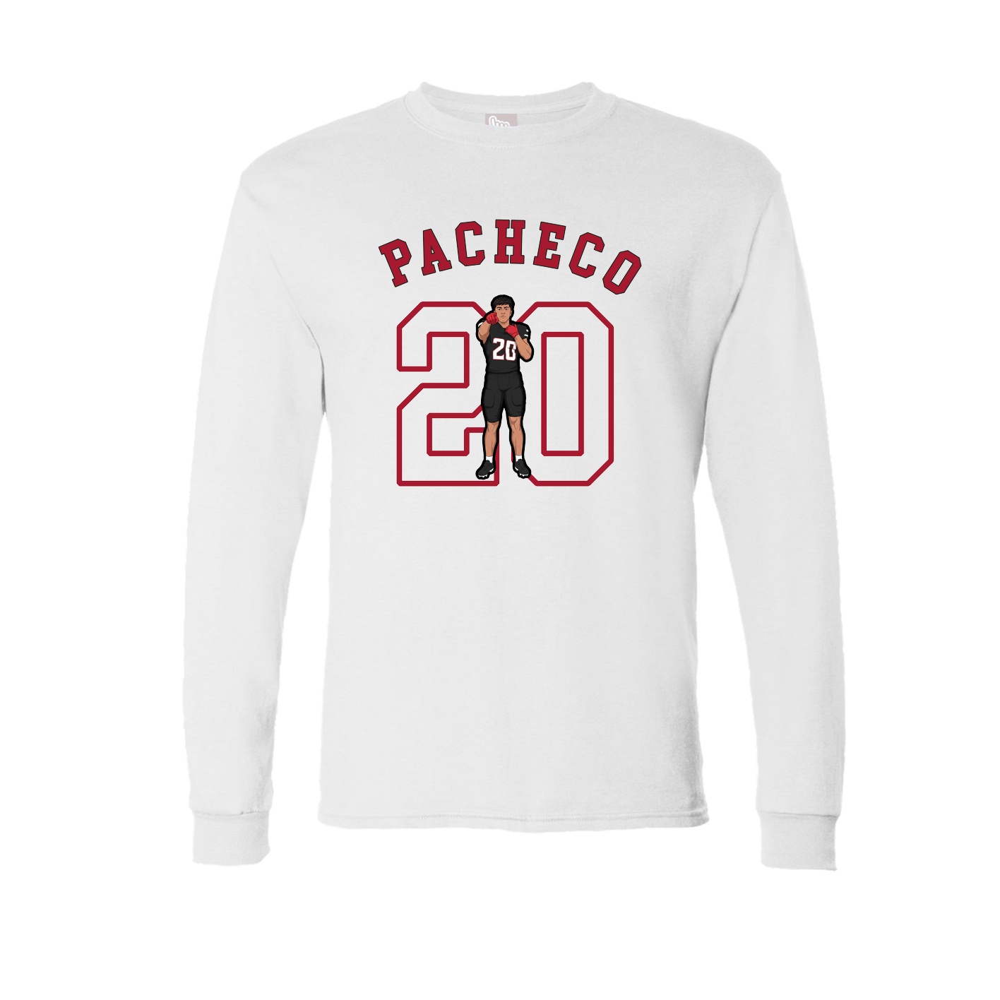 Long Sleeve Tee — Shirsey Arch in White