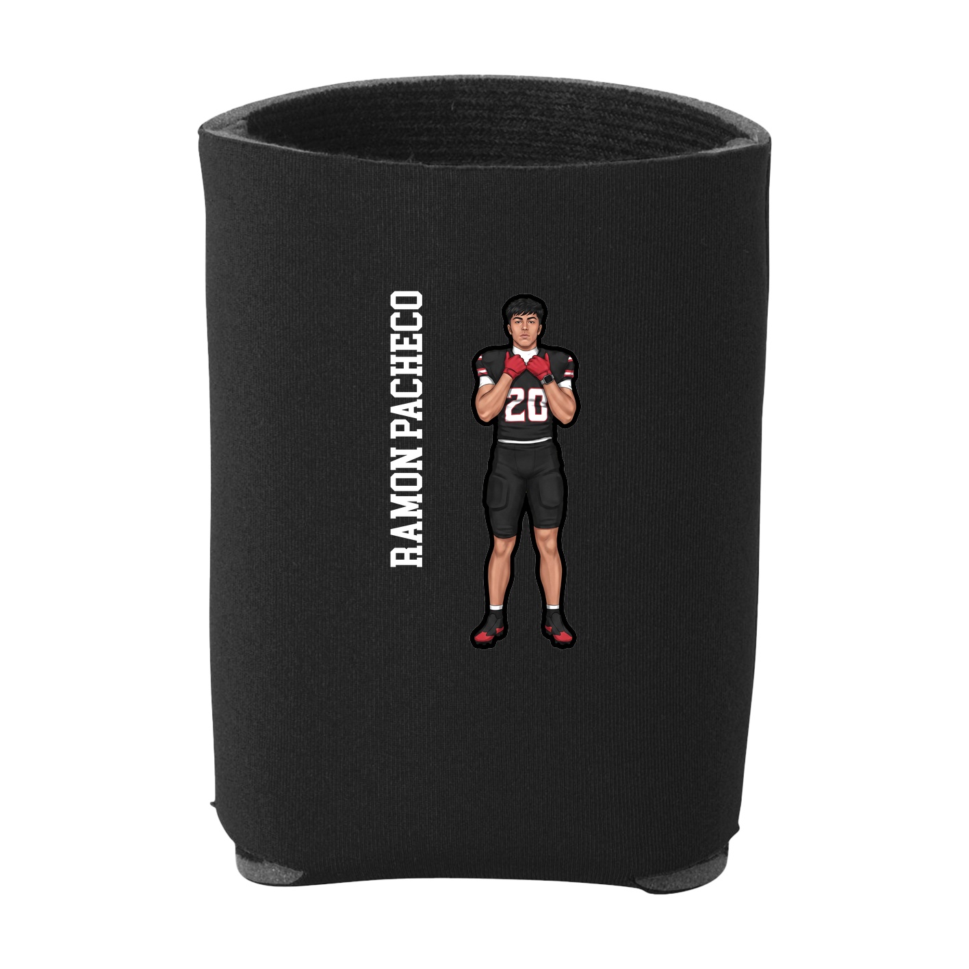 Can Holder — Name Vertical in Black