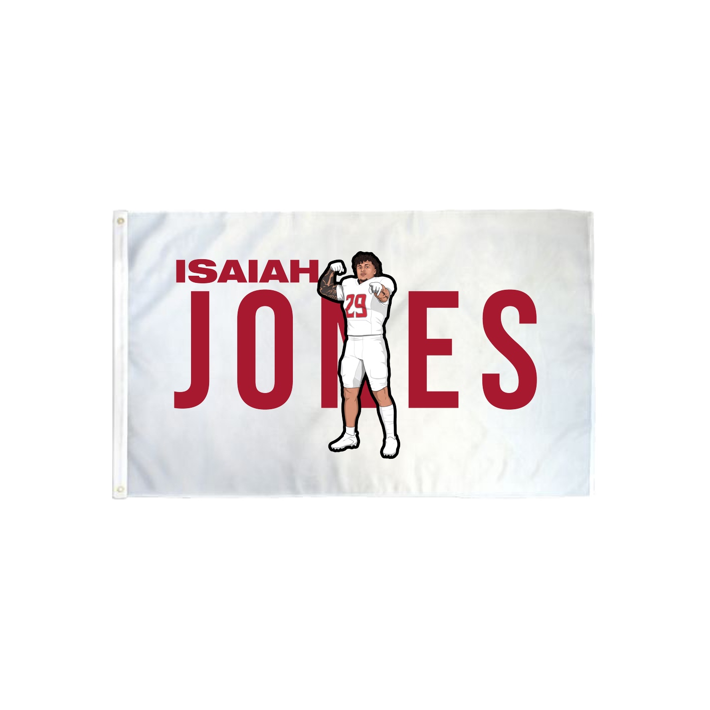 3x5 Flag — Player Name in Classic