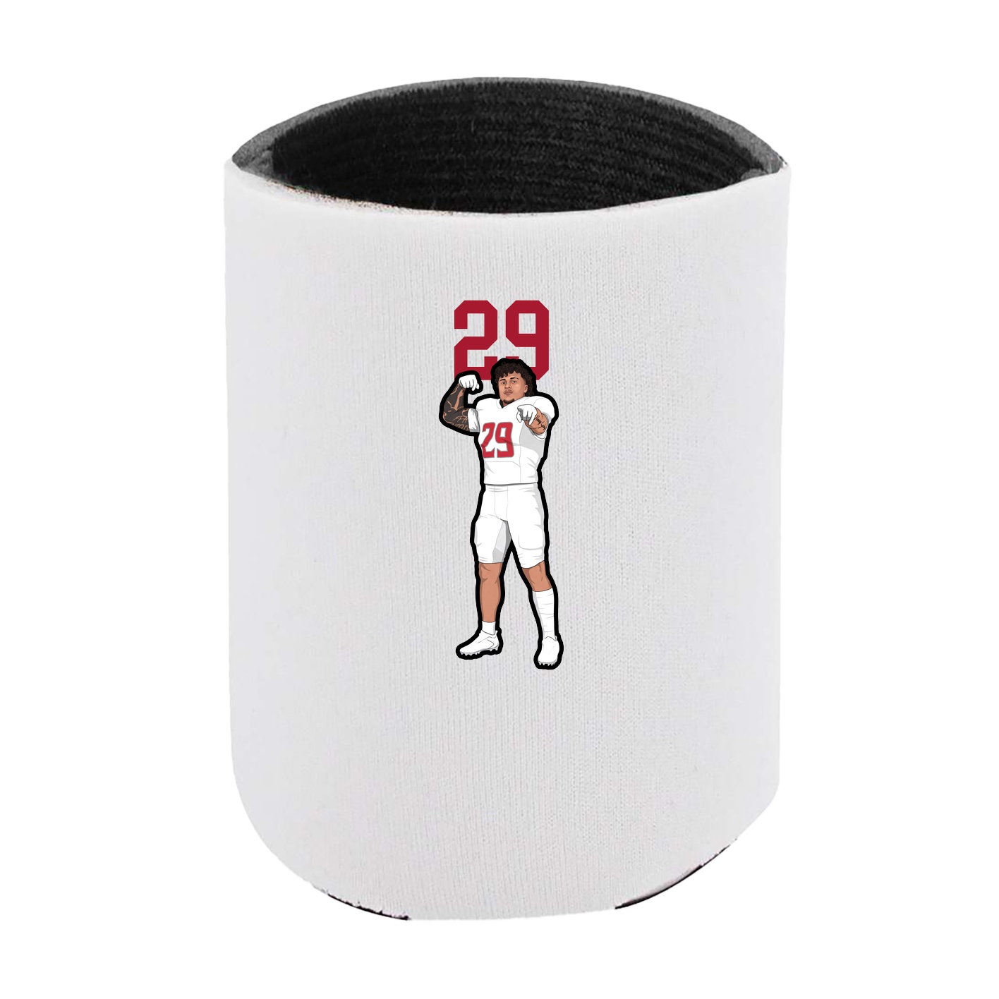Can Holder — Number Top in White