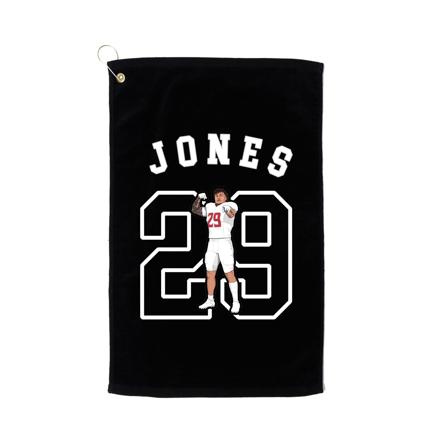 Golf Towel — Shirsey Arch in Black