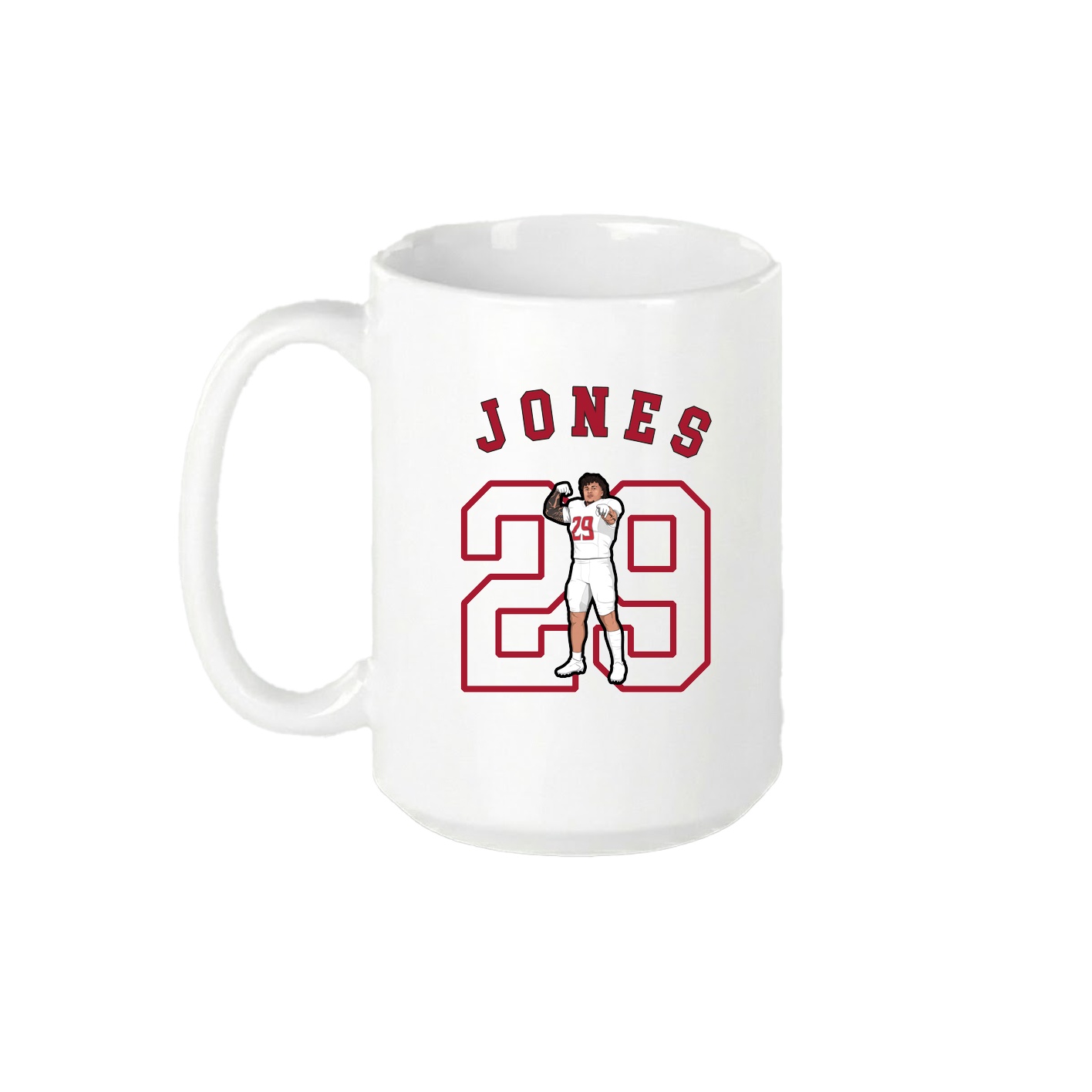 15oz Coffee Mug — Shirsey Arch in White