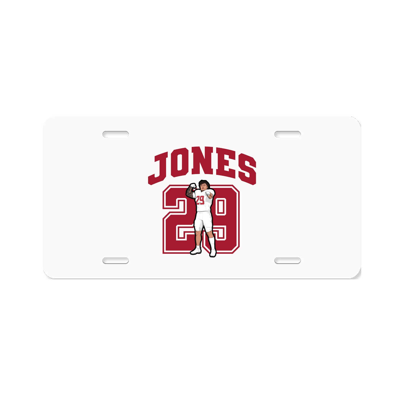 License Plate — Number in Classic