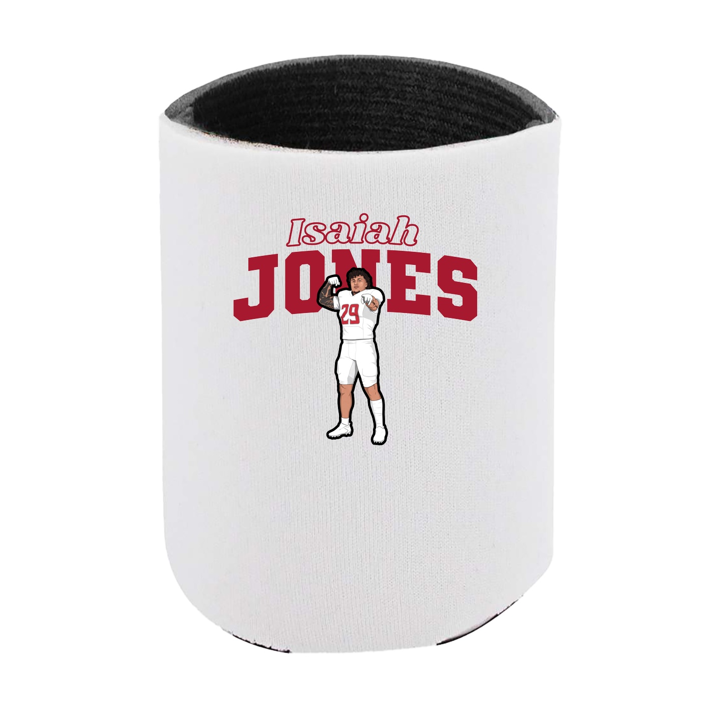 Can Holder — Name Arch in White