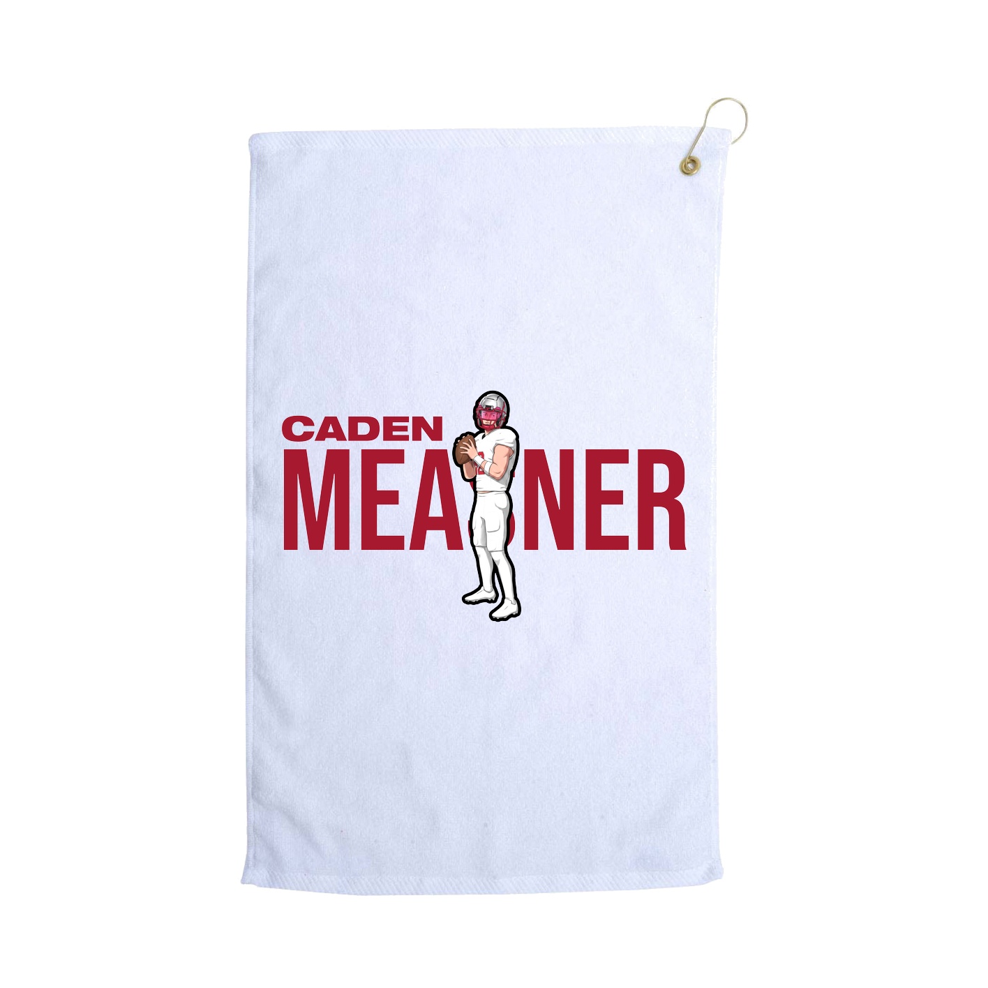 Golf Towel — Player Name in White