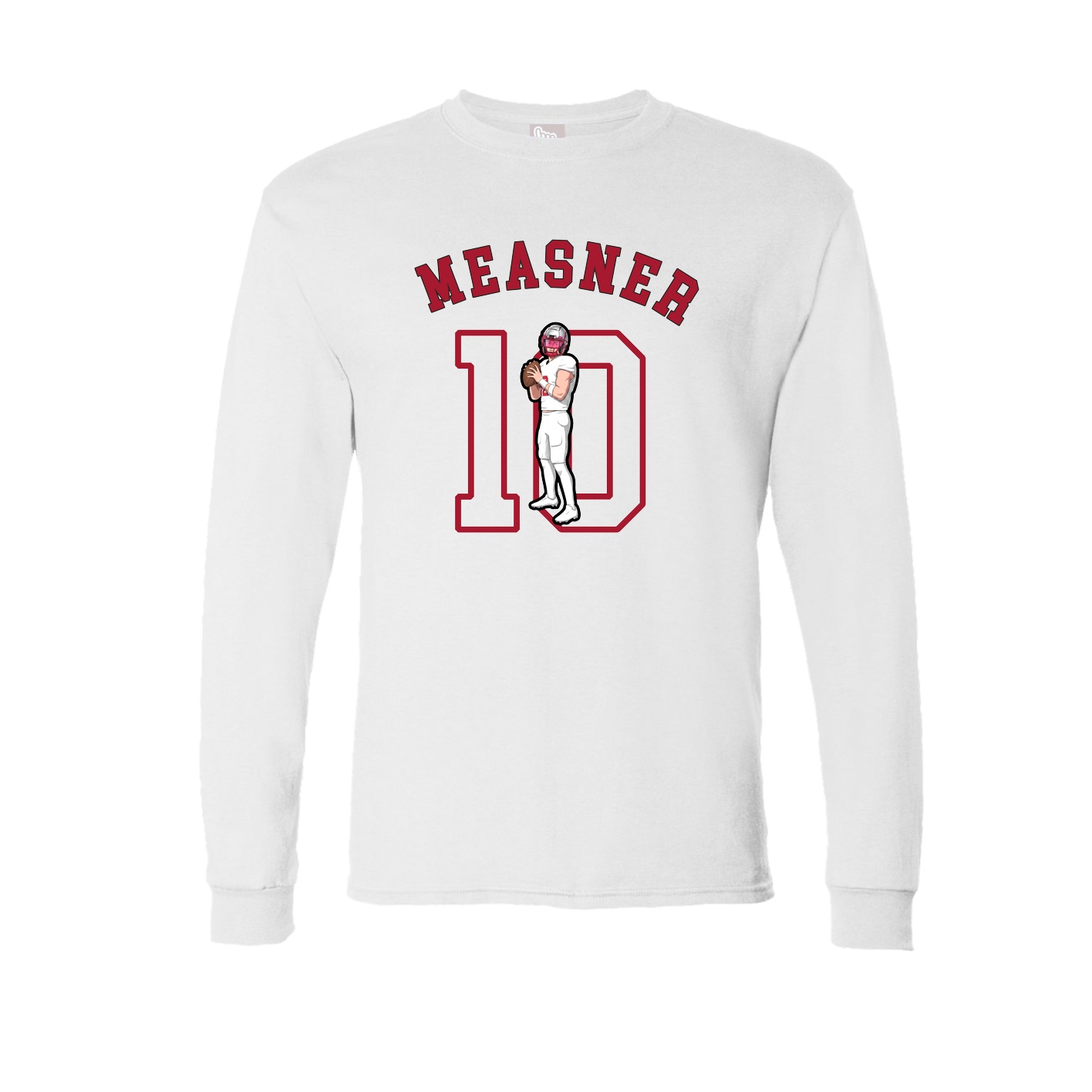 Long Sleeve Tee — Shirsey Arch in White