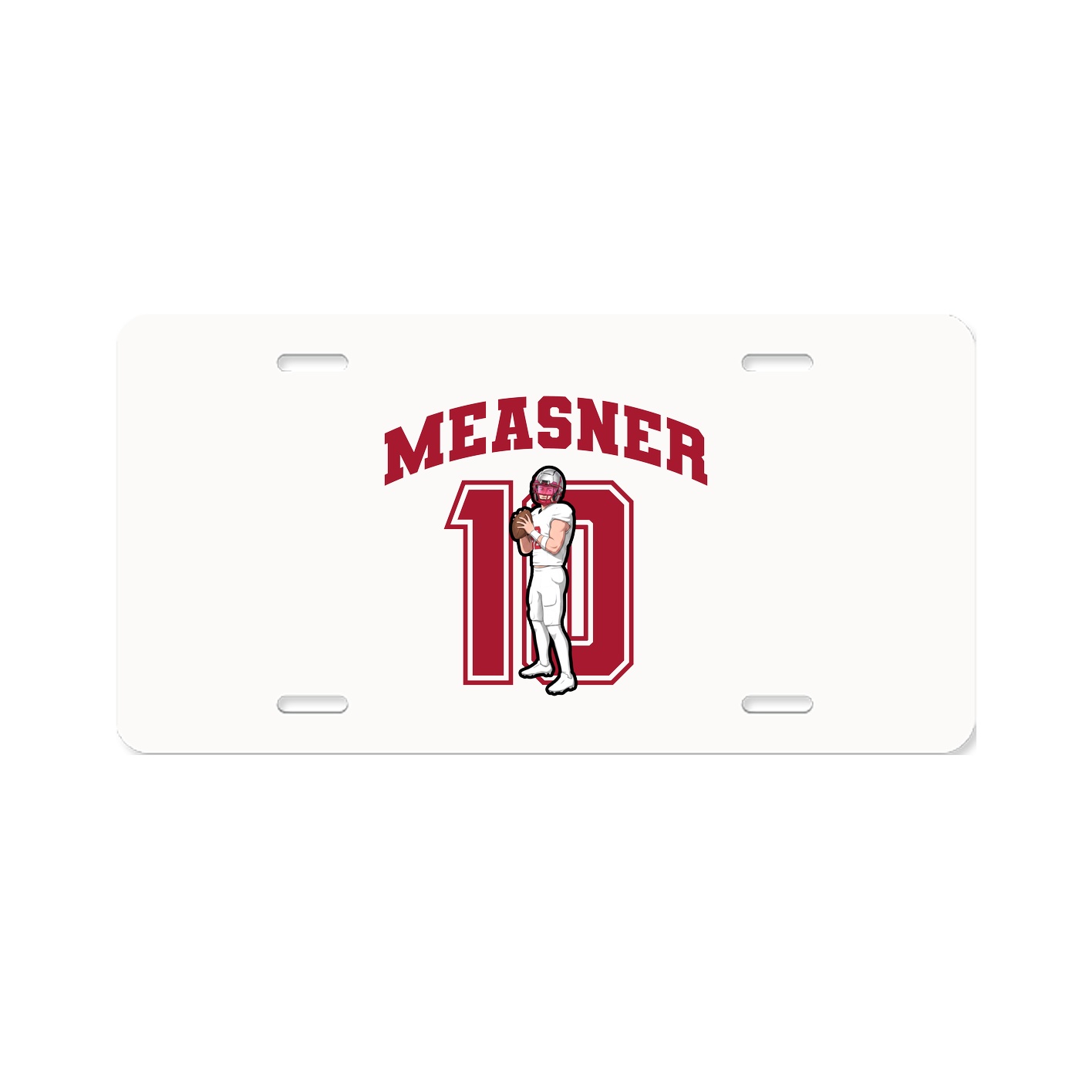 License Plate — Number in Classic