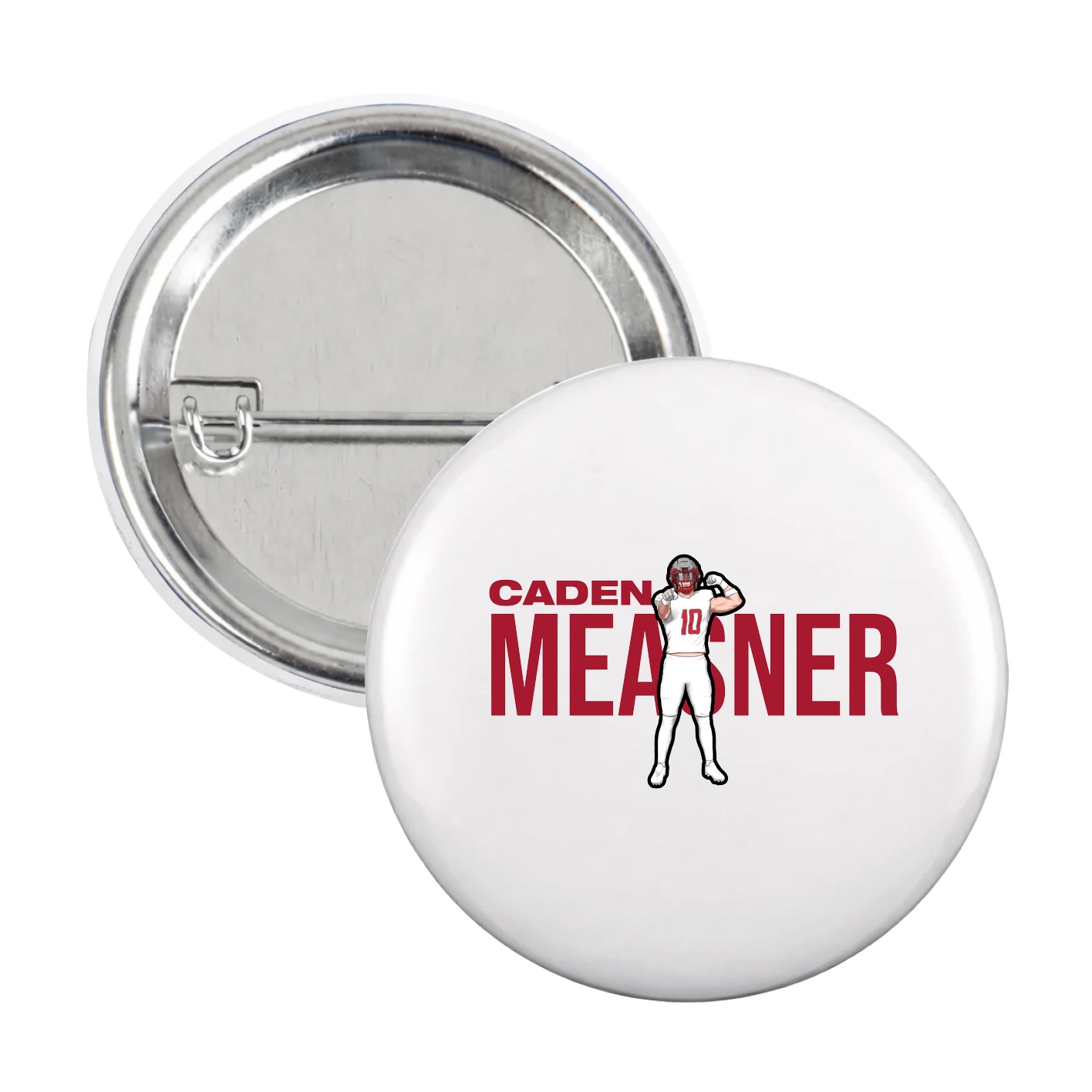 Game Day Button — Player Name in White