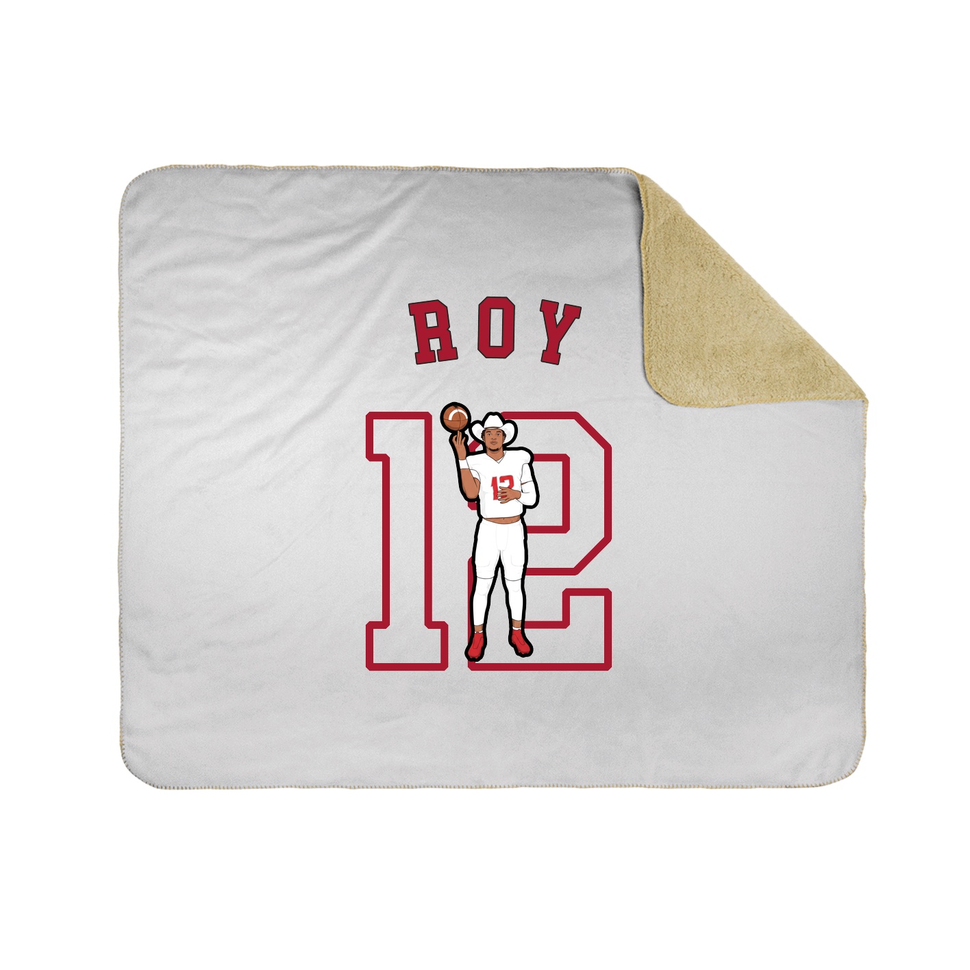 Throw Blanket — Shirsey Arch in White