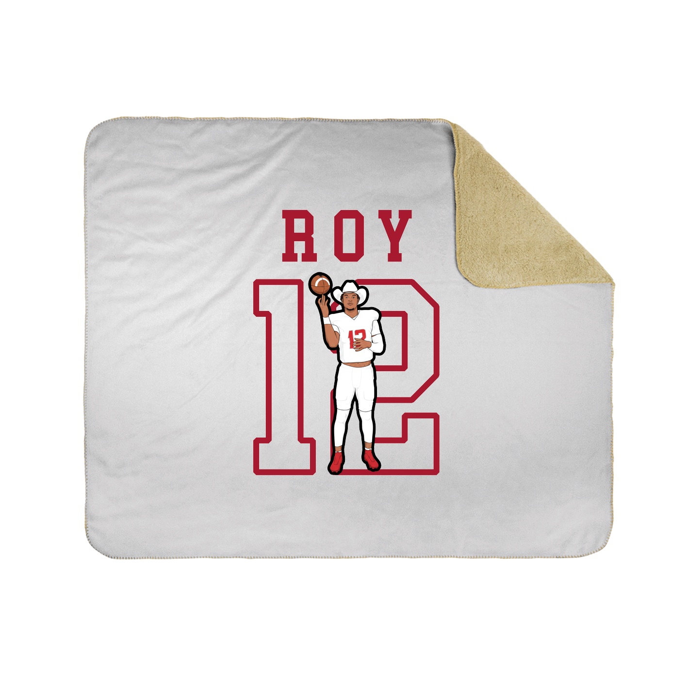 Throw Blanket — Shirsey in White