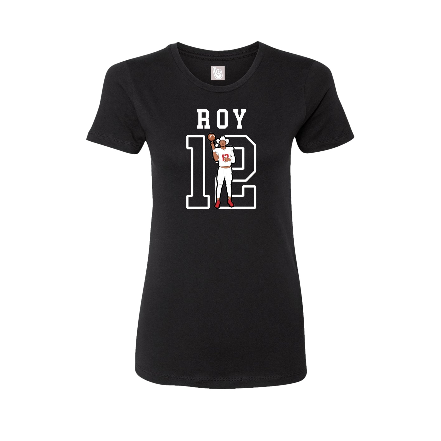 Fitted Women's Tee — Shirsey in Black
