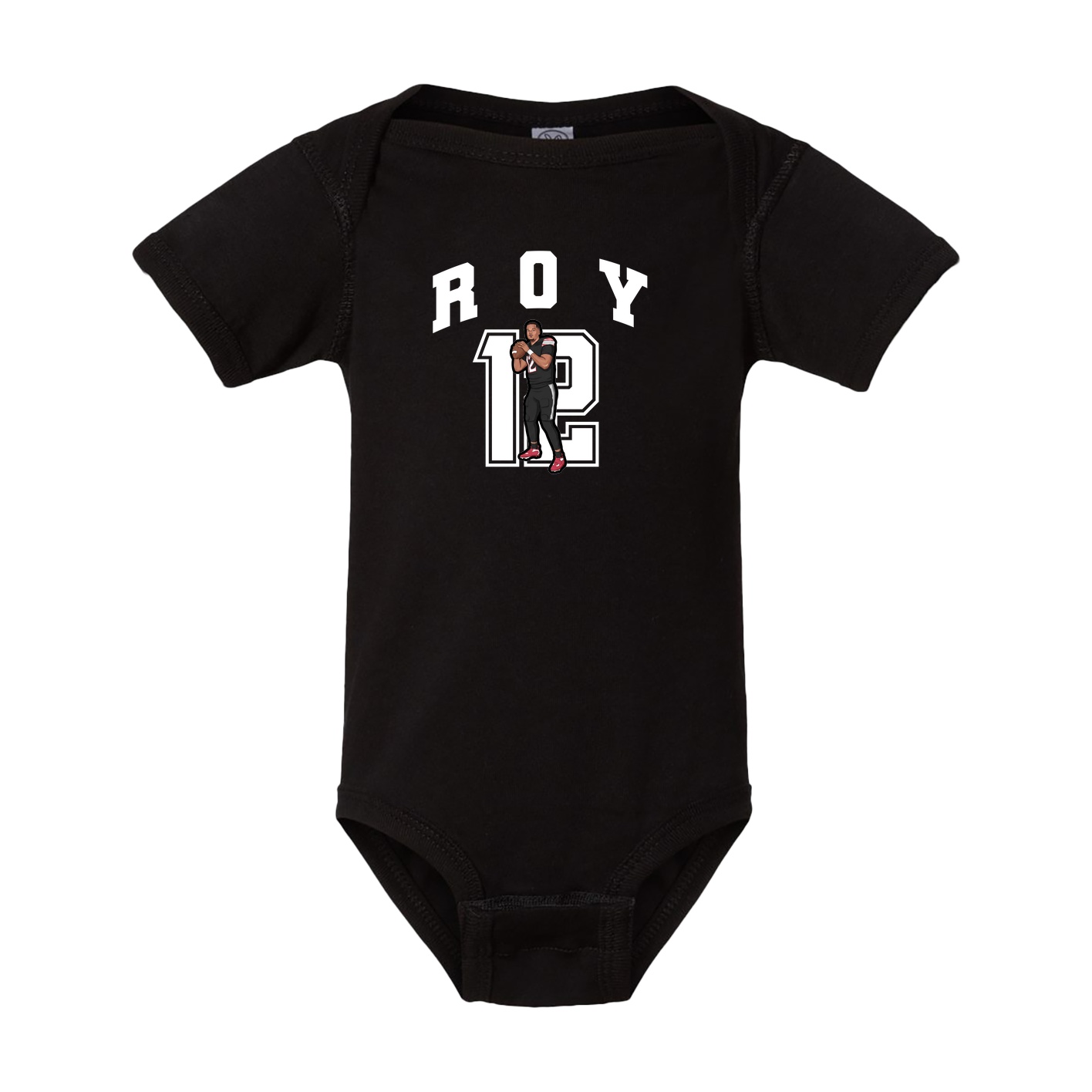 Baby Onesie — Number in Black