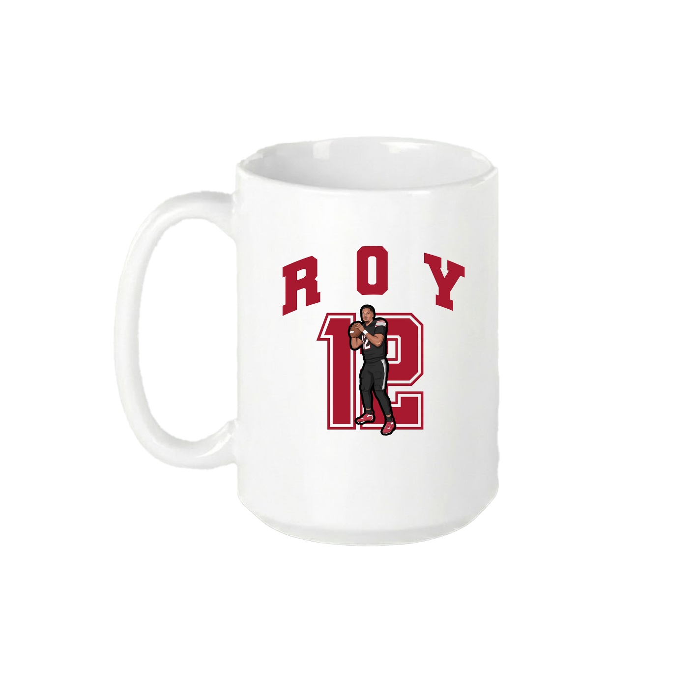 15oz Coffee Mug — Number in White