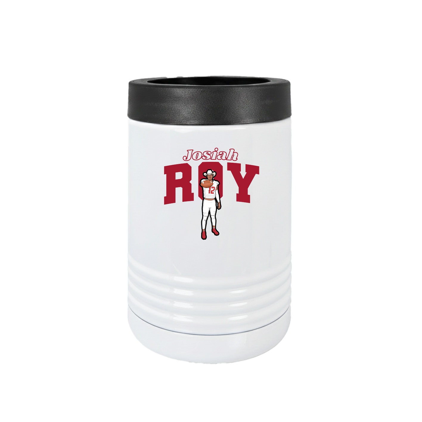 Beverage Holder — Name Arch in White