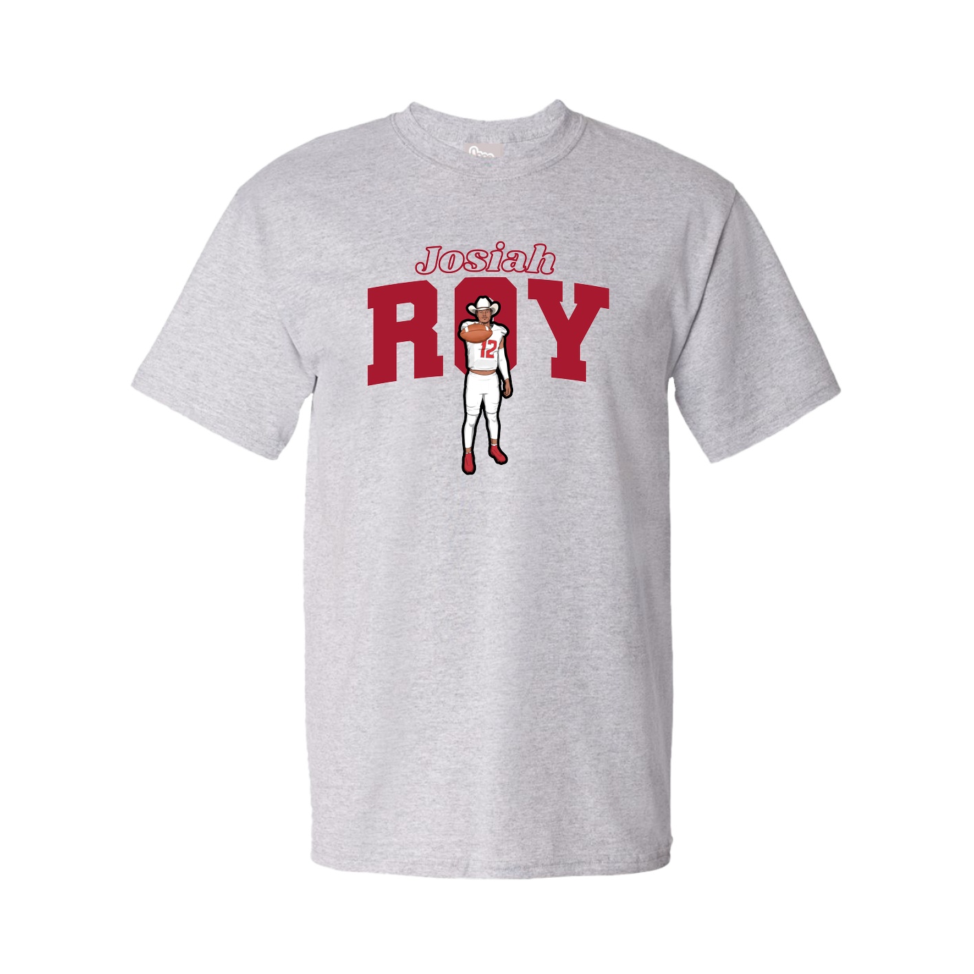 Tee — Name Arch in Grey