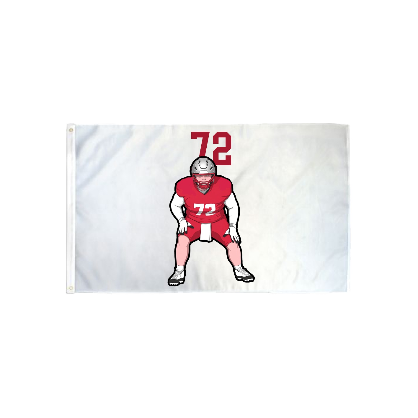 3x5 Flag — Number Top in Classic