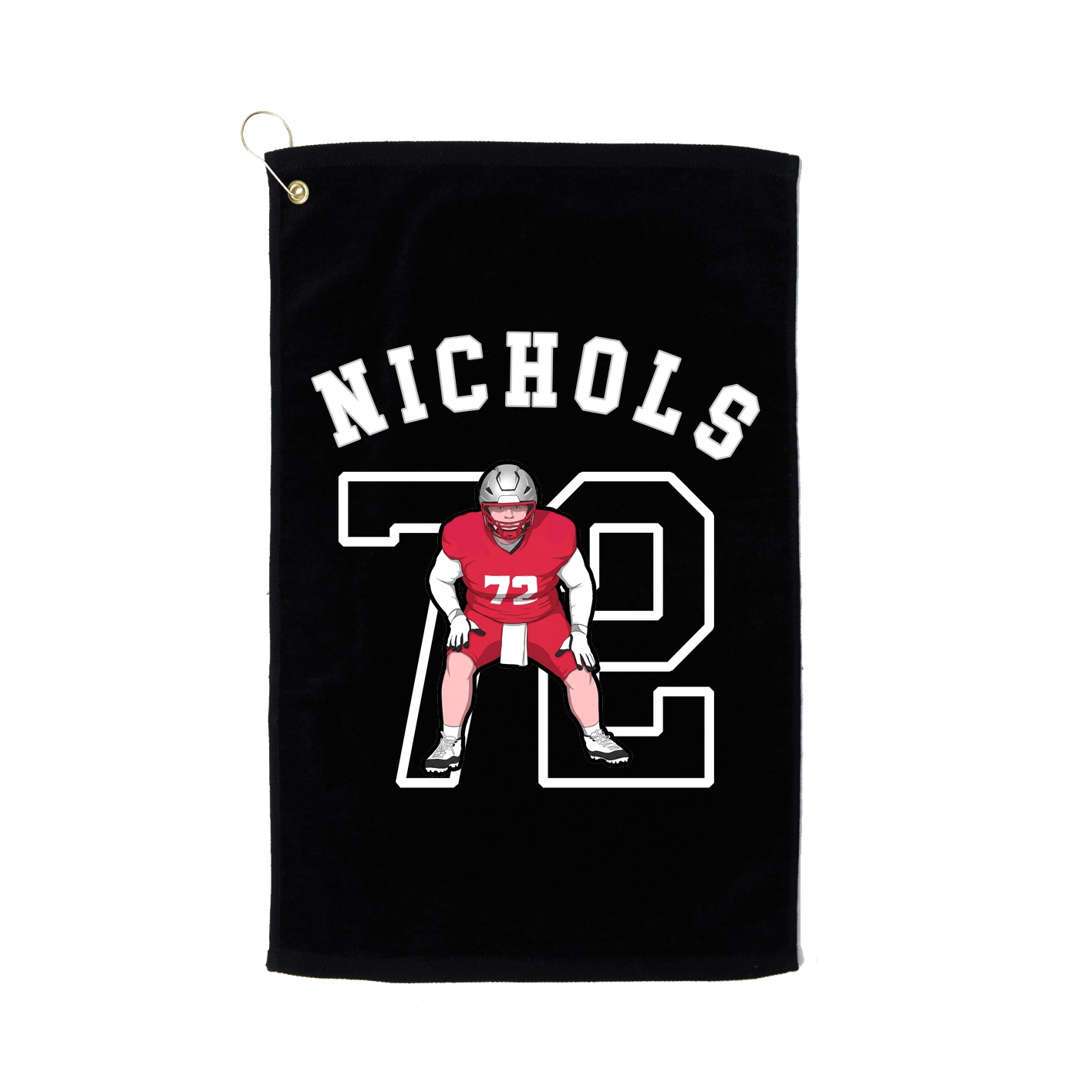 Golf Towel — Shirsey Arch in Black