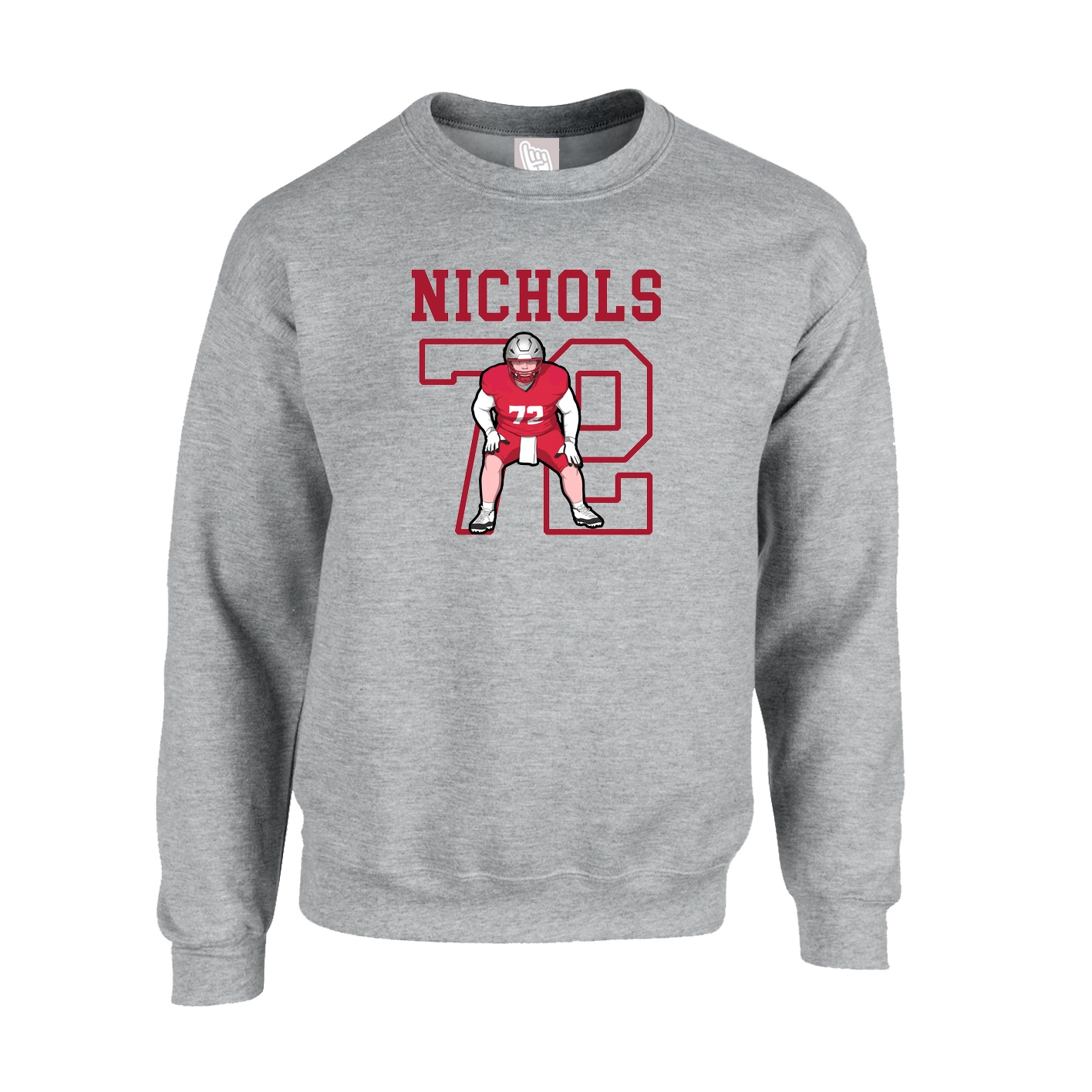Fleece Crew — Shirsey in Grey