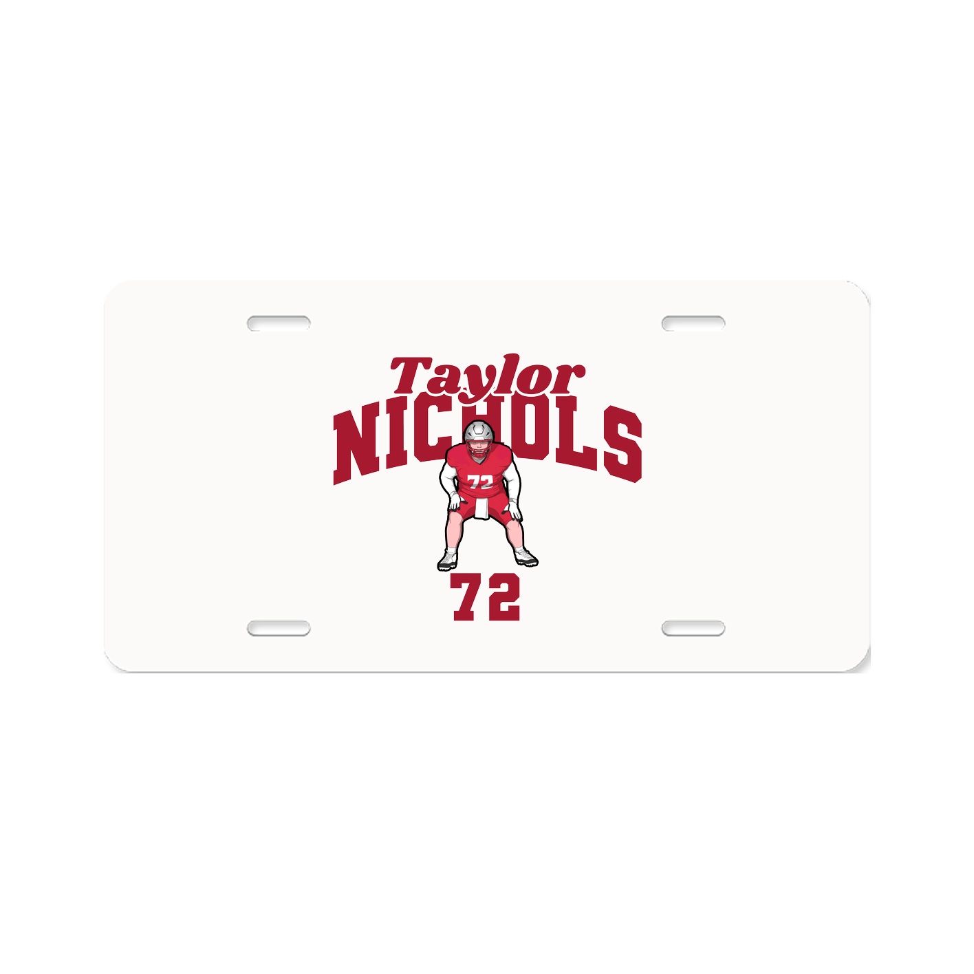 License Plate — Signature Arch in Classic
