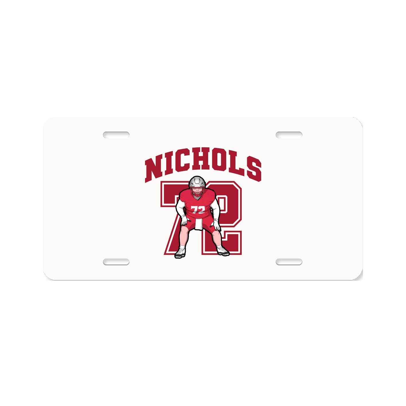License Plate — Number in Classic