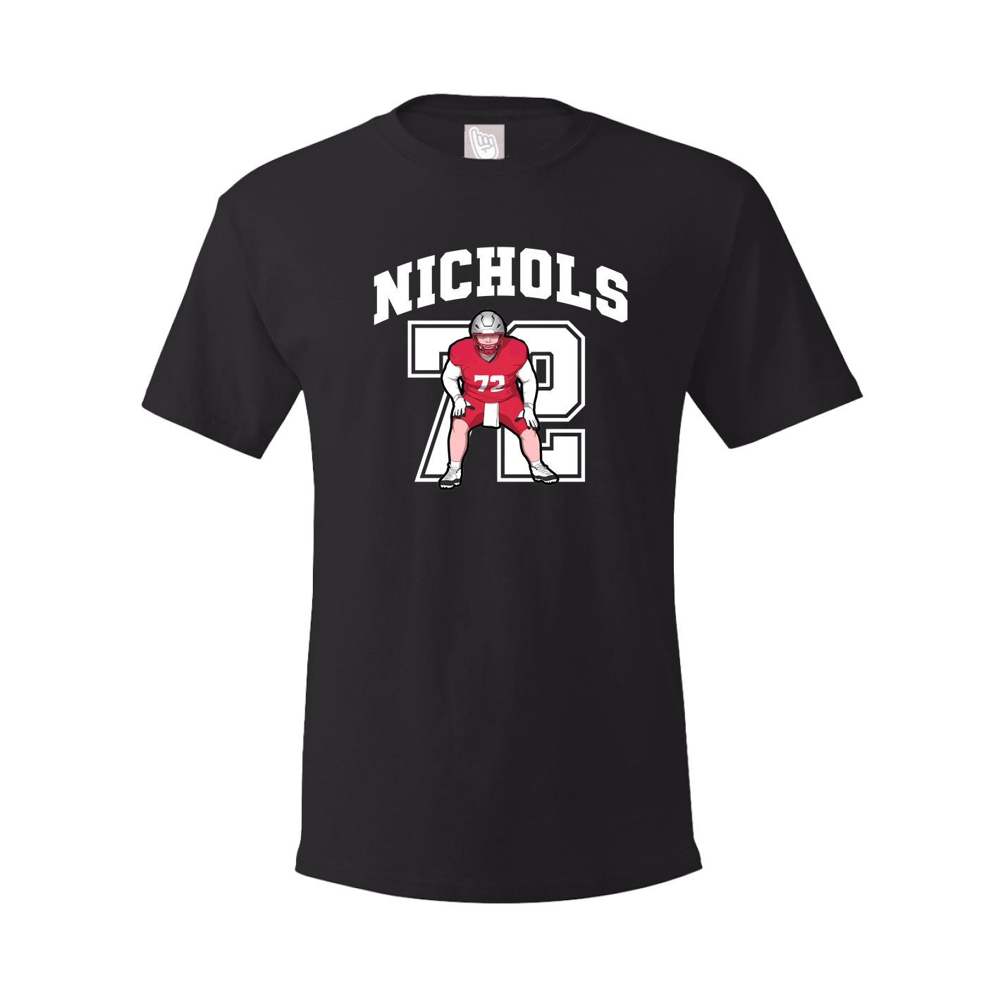 Youth Tee — Number in Black