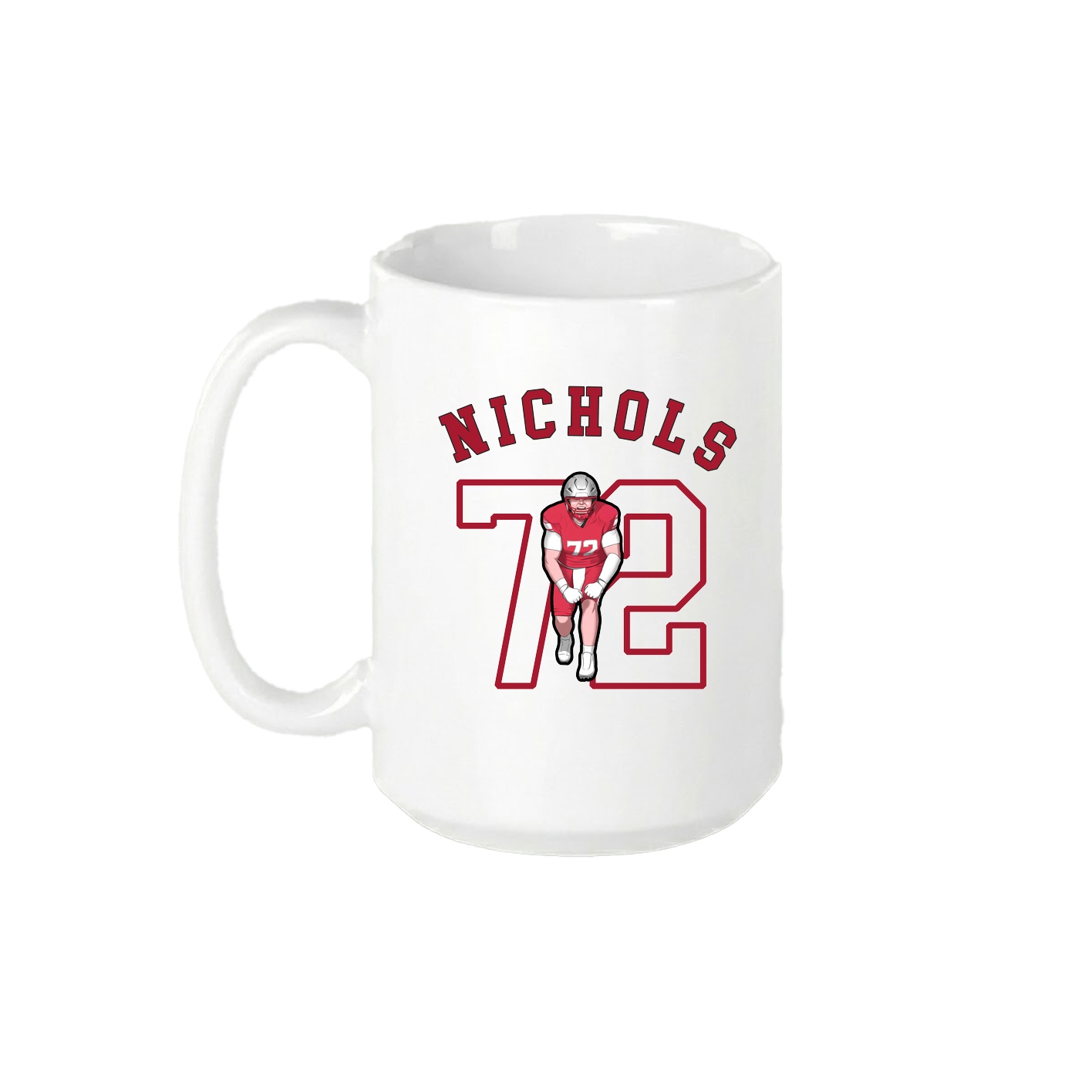 15oz Coffee Mug — Shirsey Arch in White