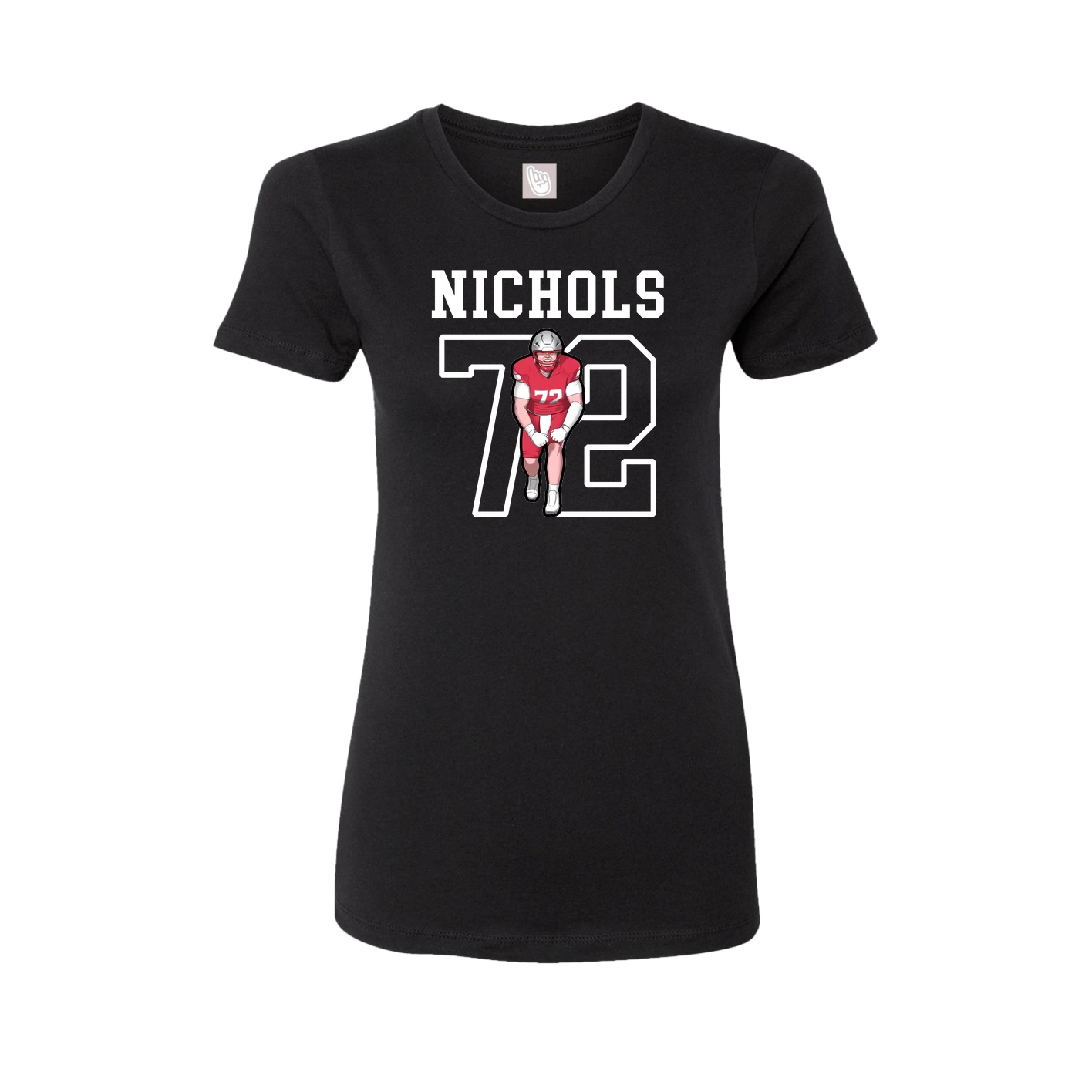 Fitted Women's Tee — Shirsey in Black